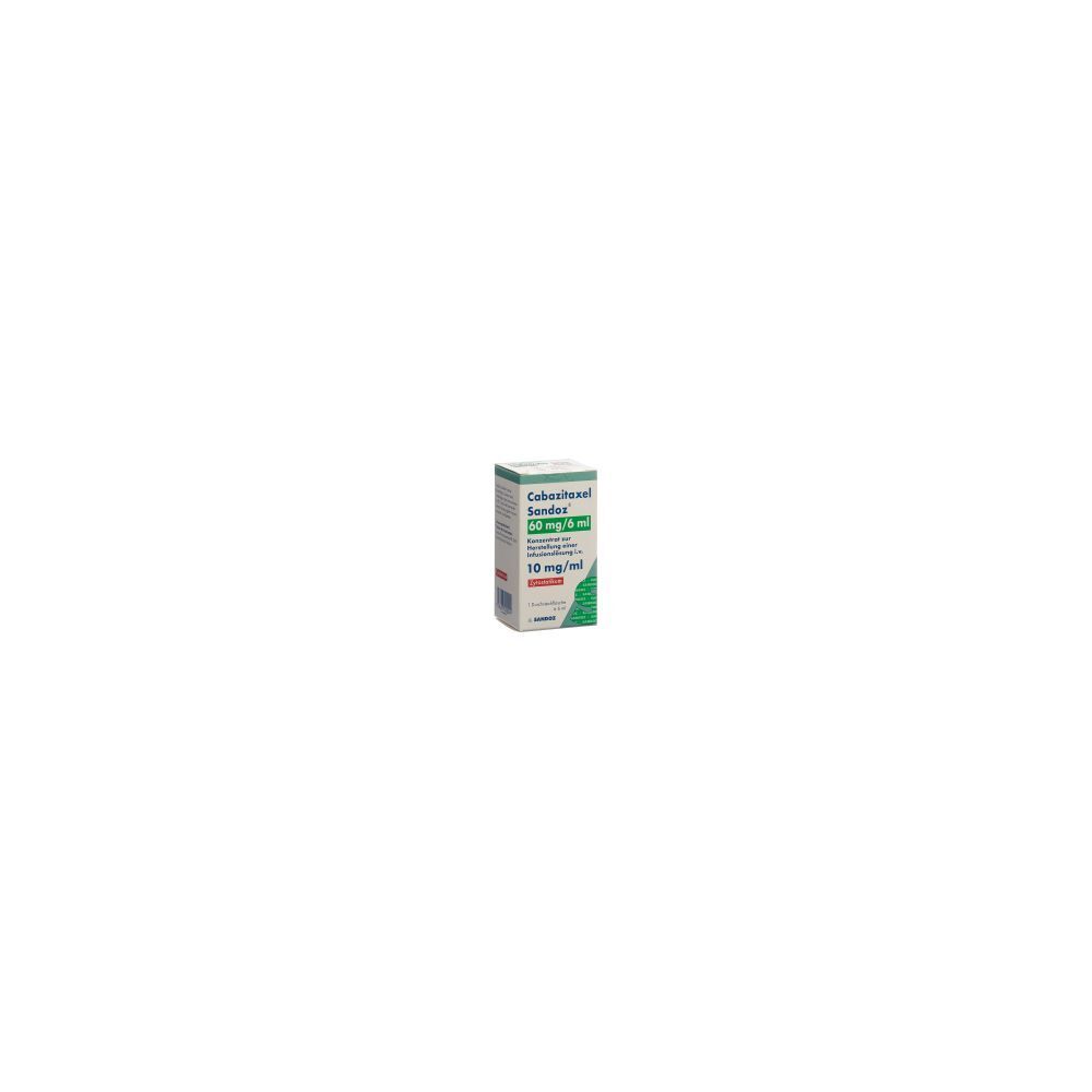 CABAZITAXEL Sandoz Inf Lös 60 mg/6ml Durchstf