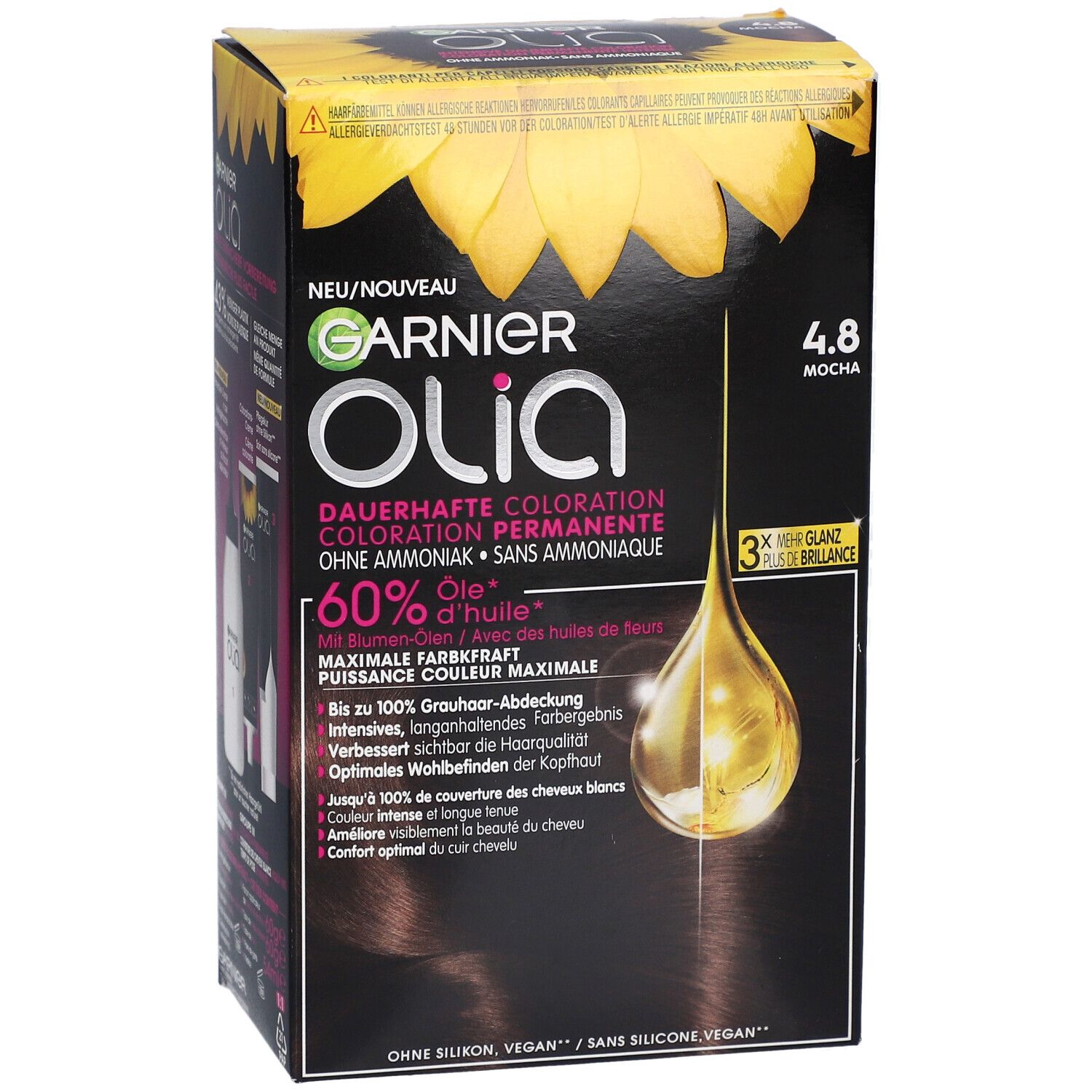 GARNIER Olia Coloration permanente 4.8 Mocha