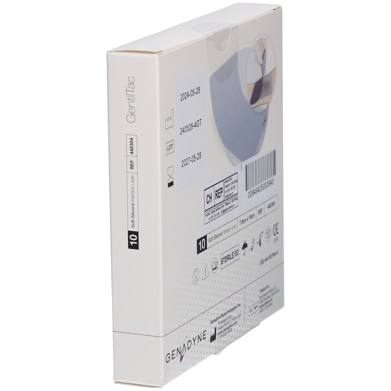 GentilTac Weiche Silikon-Interface-Schicht 7,5 cm x 10 cm