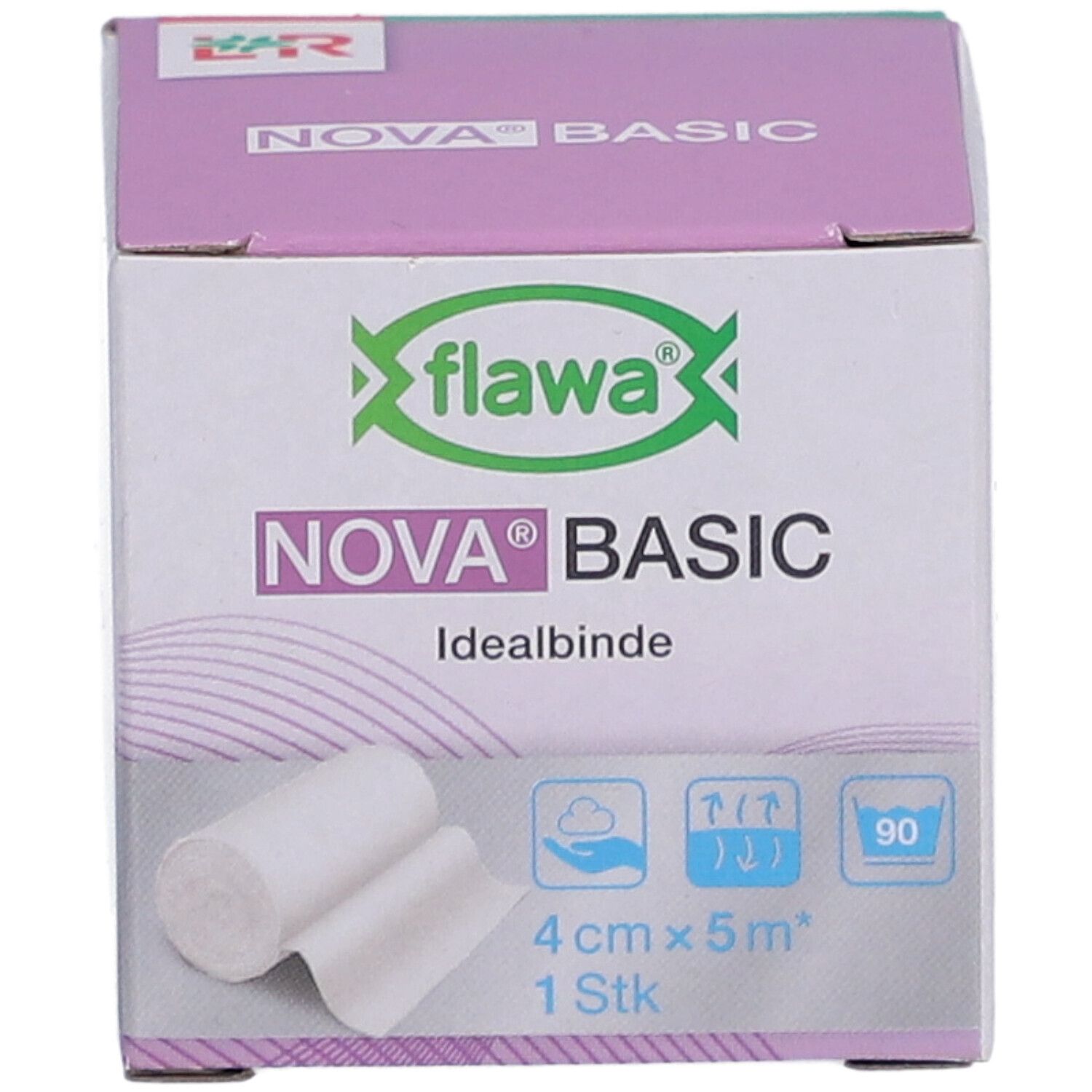 FLAWA Nova Basic elastische Idealbinde 4 cm x 5 m