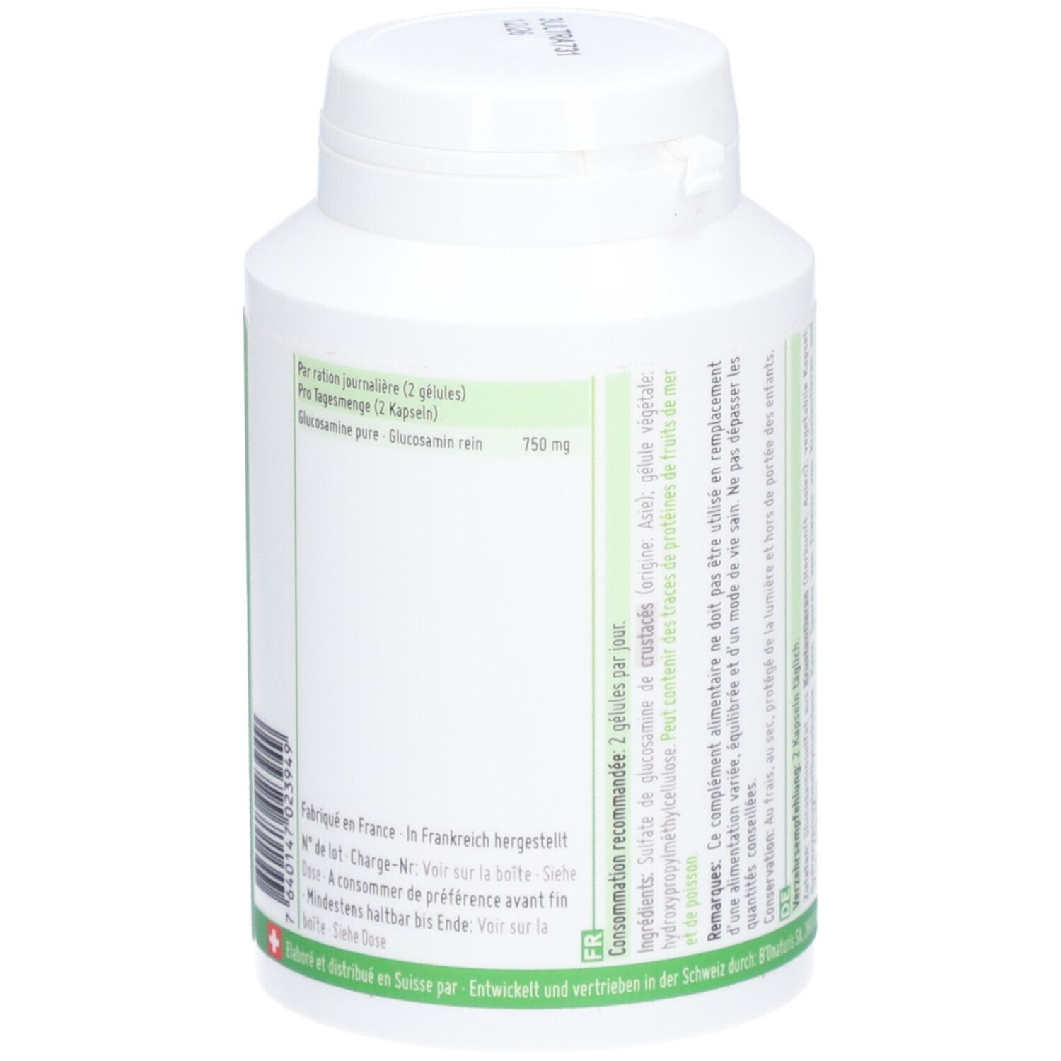 BIONATURIS Glucosamin Kaps 635 mg Ds 120 Stk