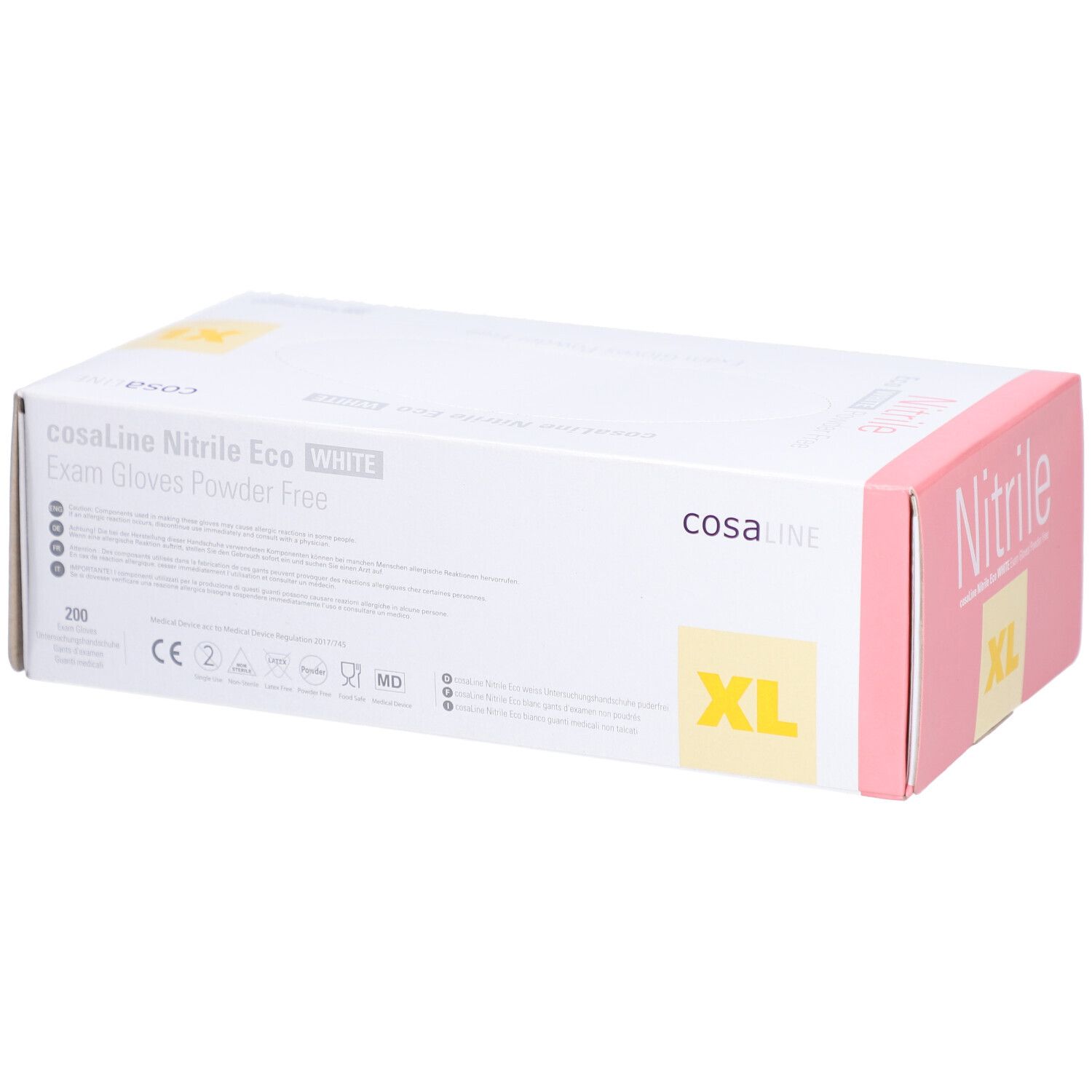 cosaLine UHS XL Nitril Eco - Gants à usage unique non poudrés