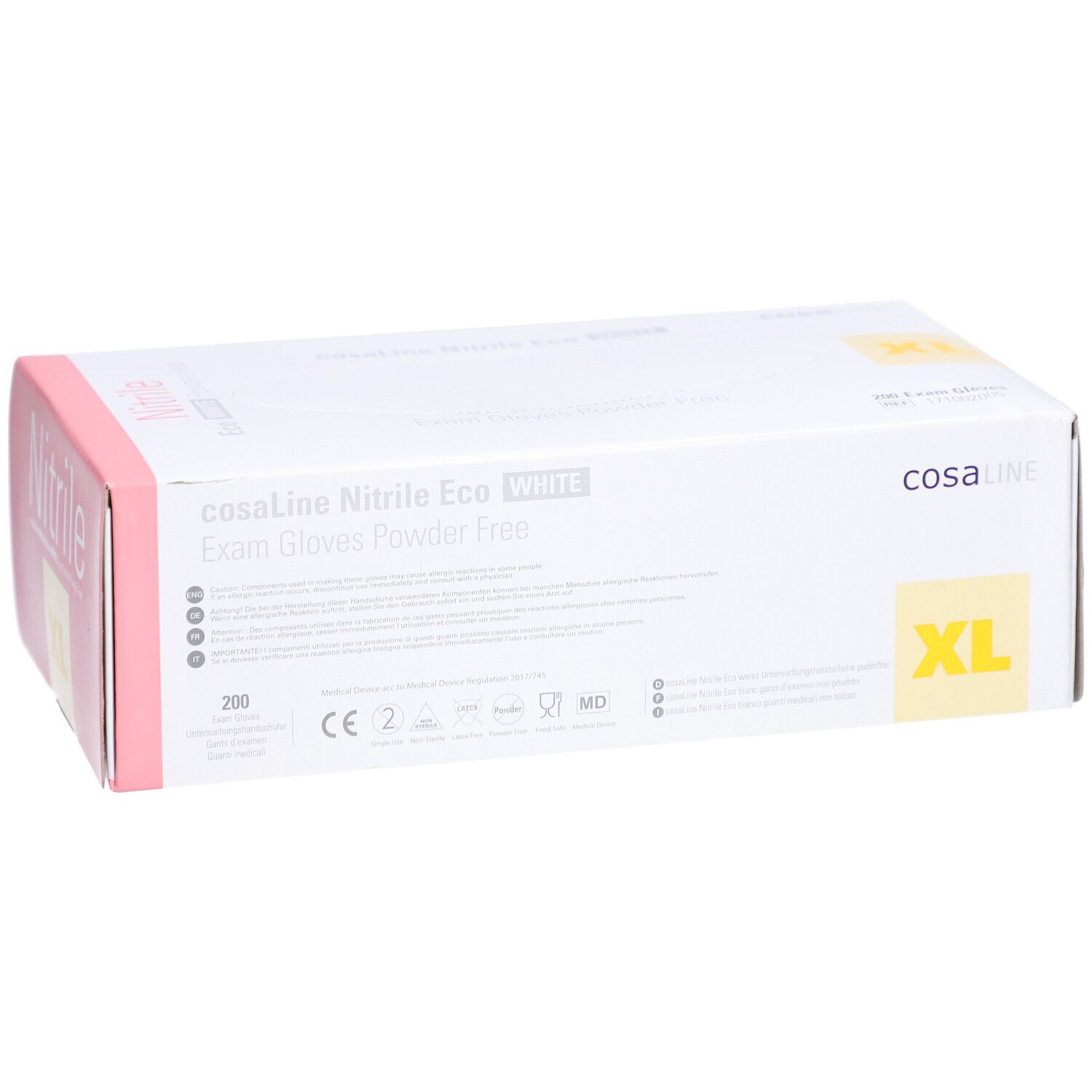 cosaLine UHS XL Nitril Eco - Gants à usage unique non poudrés