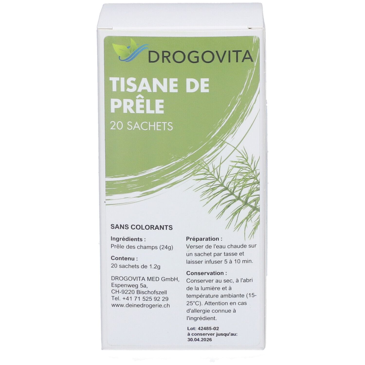 Drogovita Tisane de prêle