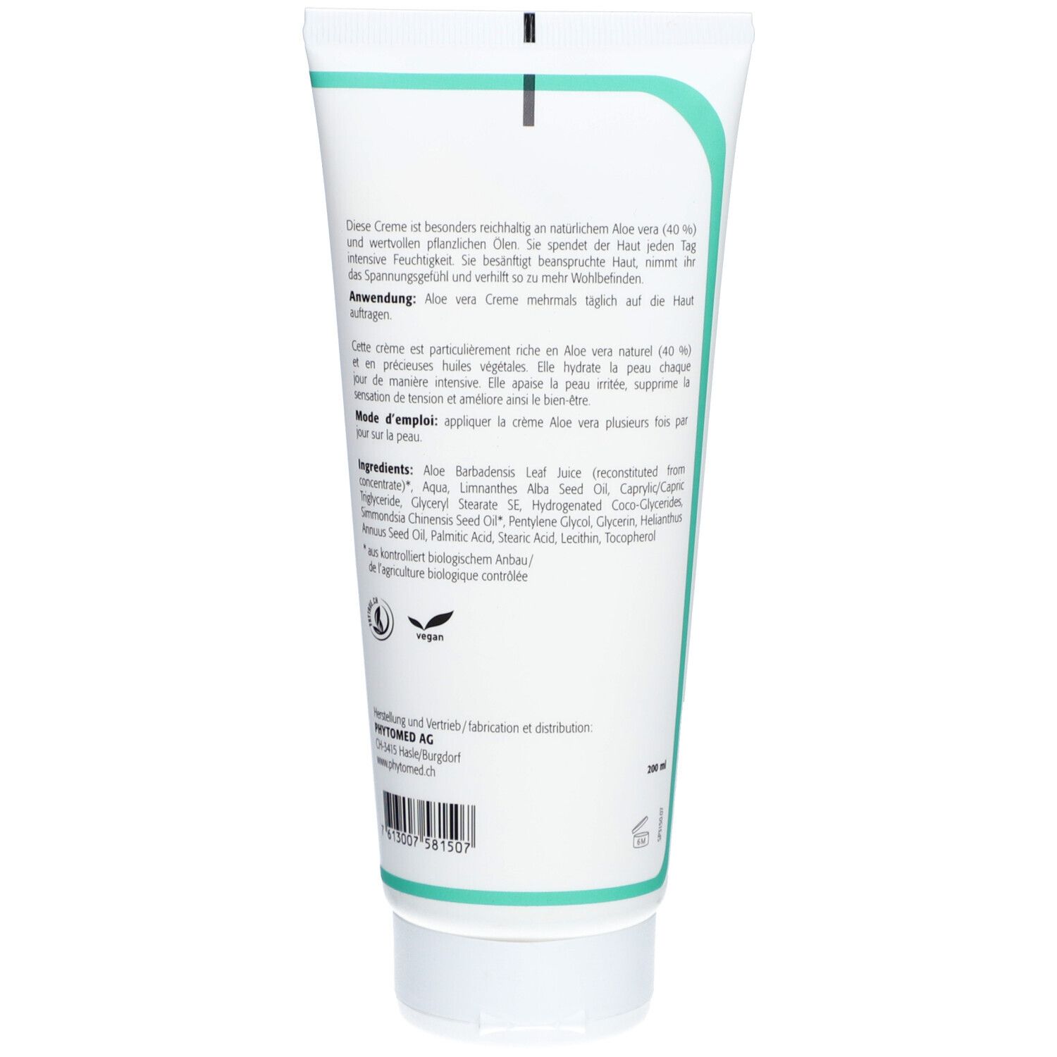 PHYTOMED Crème Aloe Vera