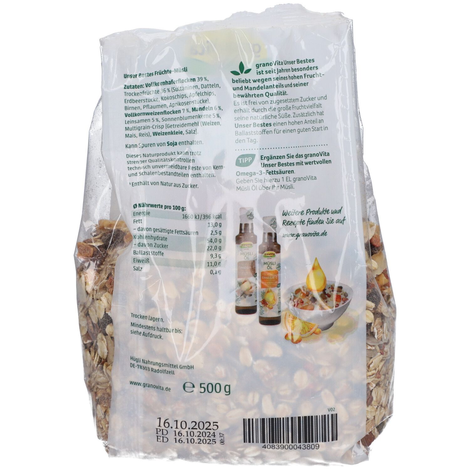 granoVita Unser Bestes Müsli