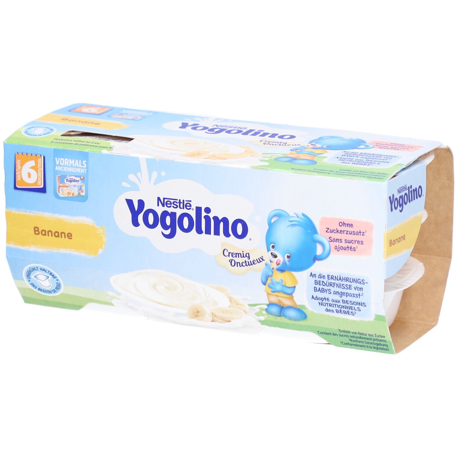 Nestlé Yogolino Crème à la banane après 6 mois