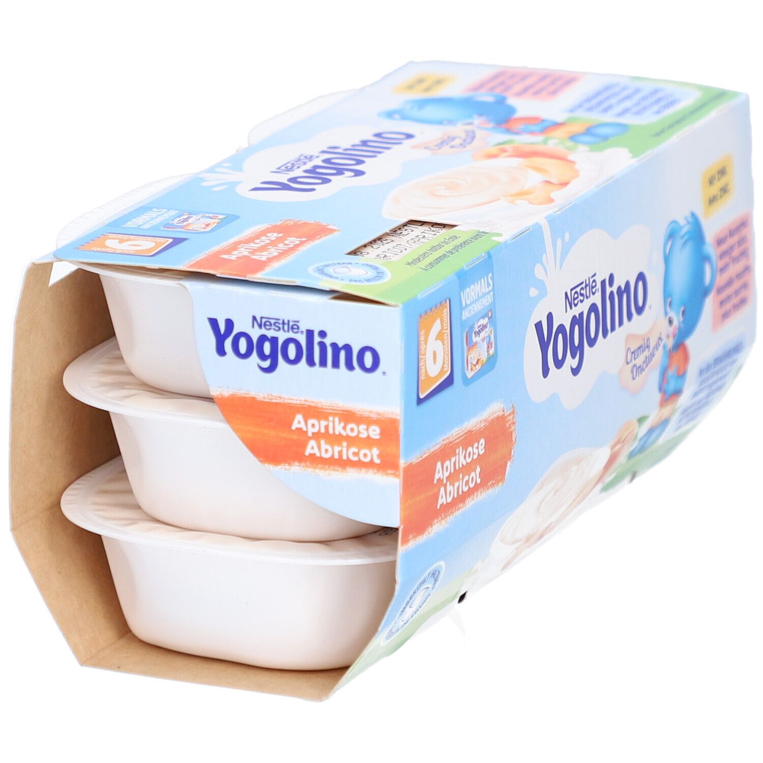 Nestlé Yogolino Cremig Aprikose 6 Monate 6 x 50 g