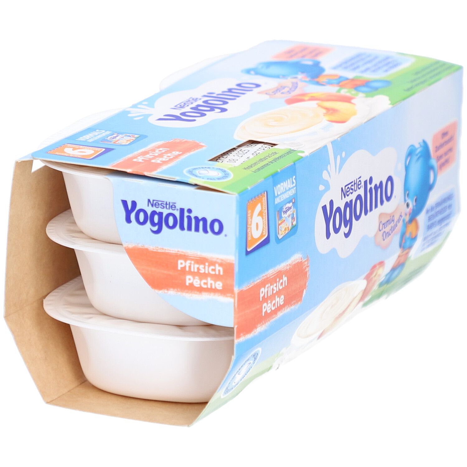 Nestlé Yogolino Cremig Pfirsich 6 Monate 6 x 50 g