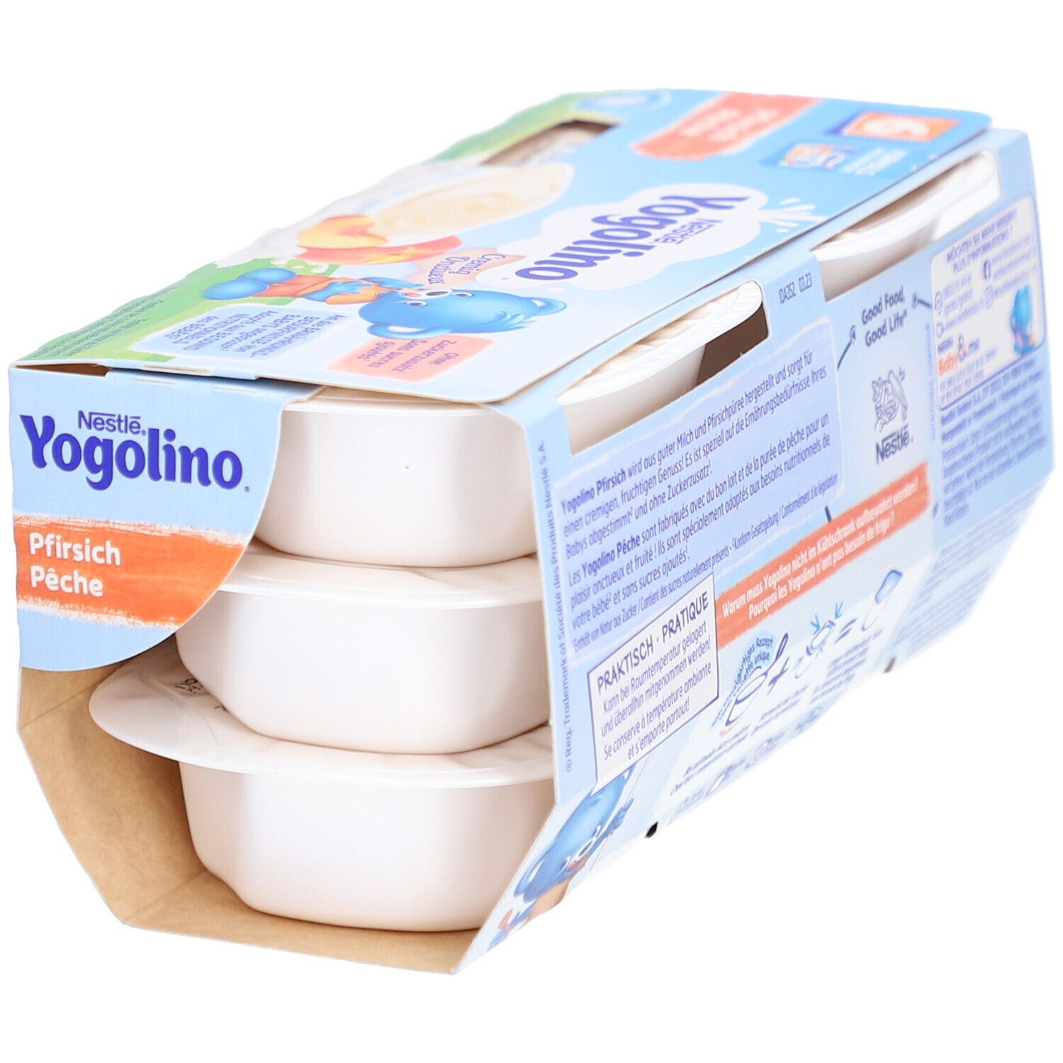 Nestlé Yogolino Cremig Pfirsich 6 Monate 6 x 50 g