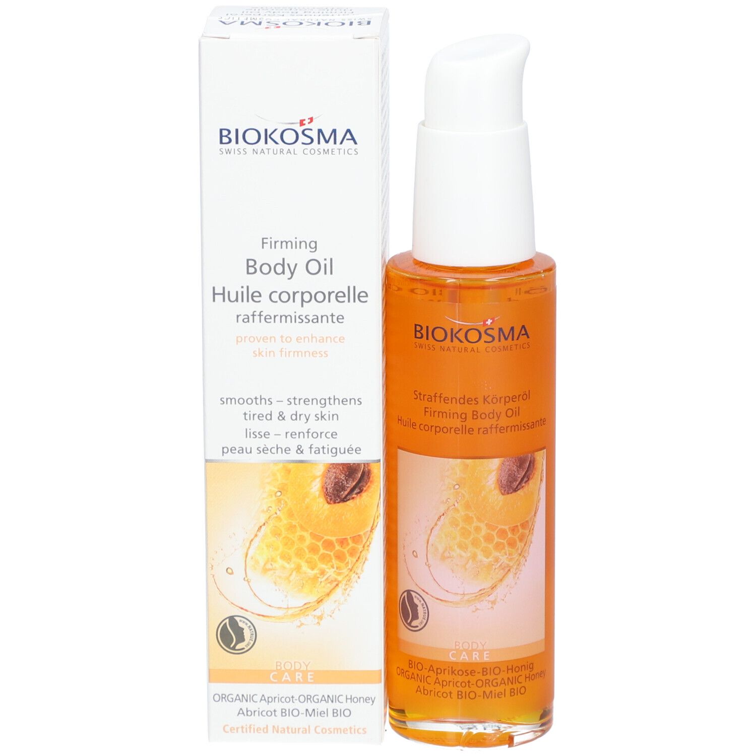 BIOKOSMA Körperöl Aprikose Honig BIO Fl 100 ml