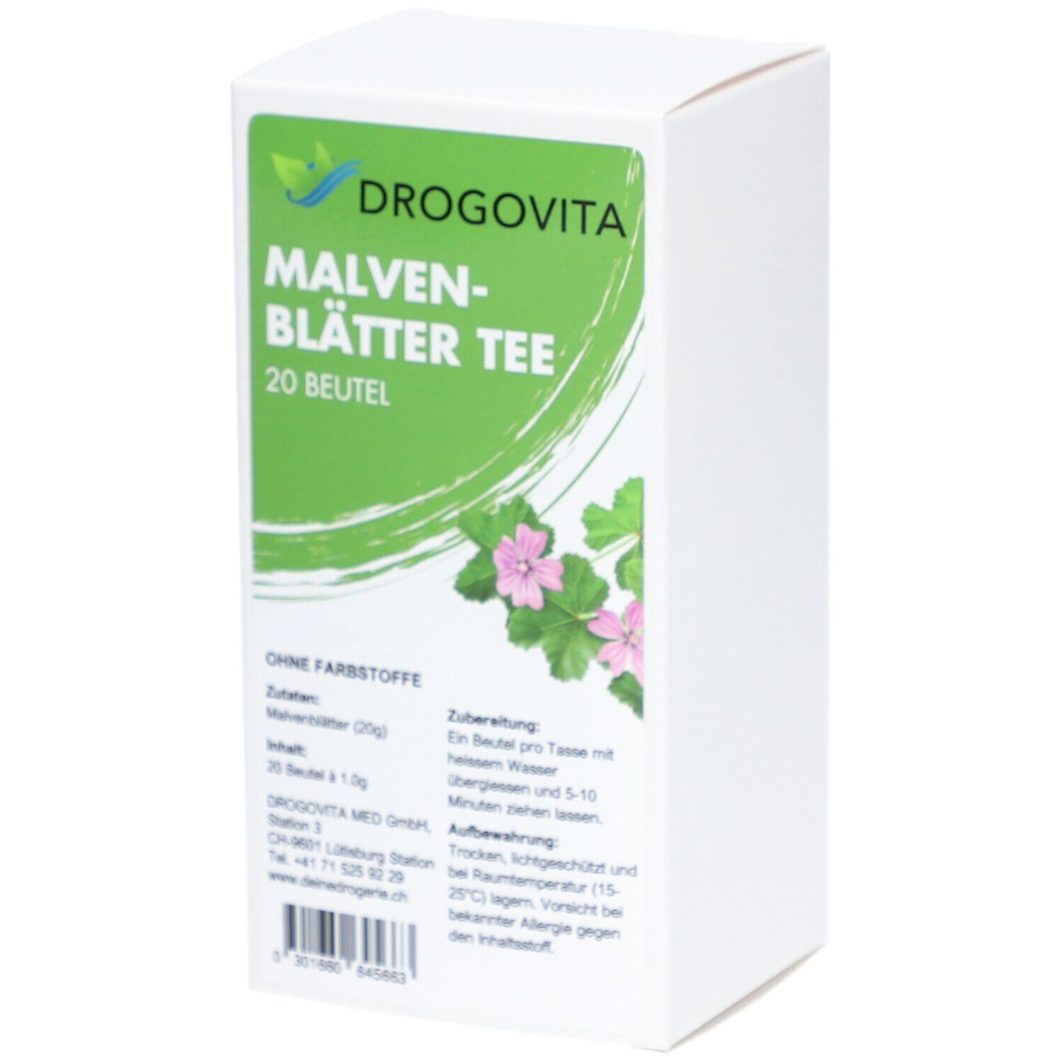 DROGOVITA Malvenblätter Tee Btl 20 Stk