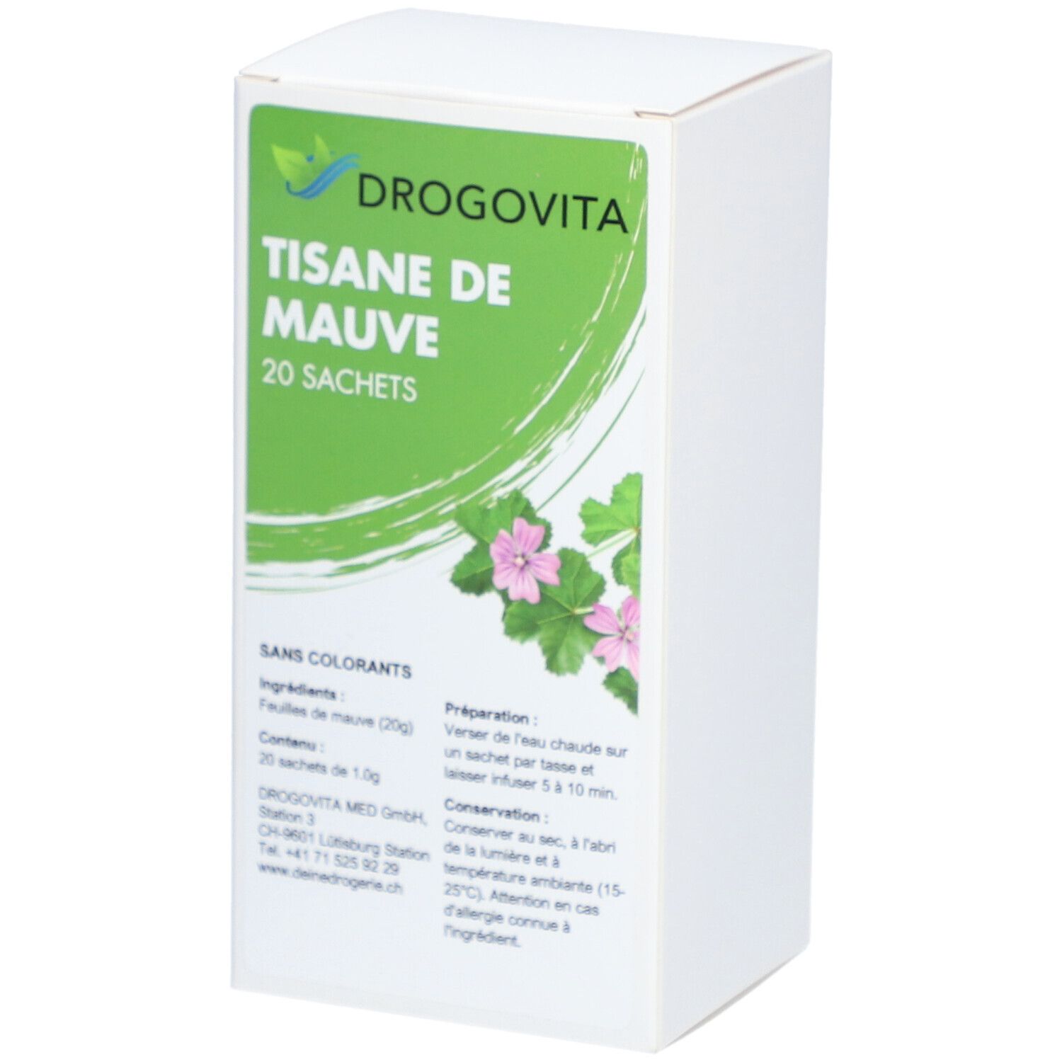 DROGOVITA Malvenblätter Tee Btl 20 Stk