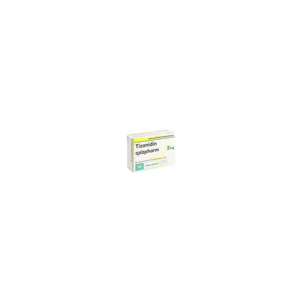 TIZANIDIN axapharm Tabl 2 mg 100 Stk