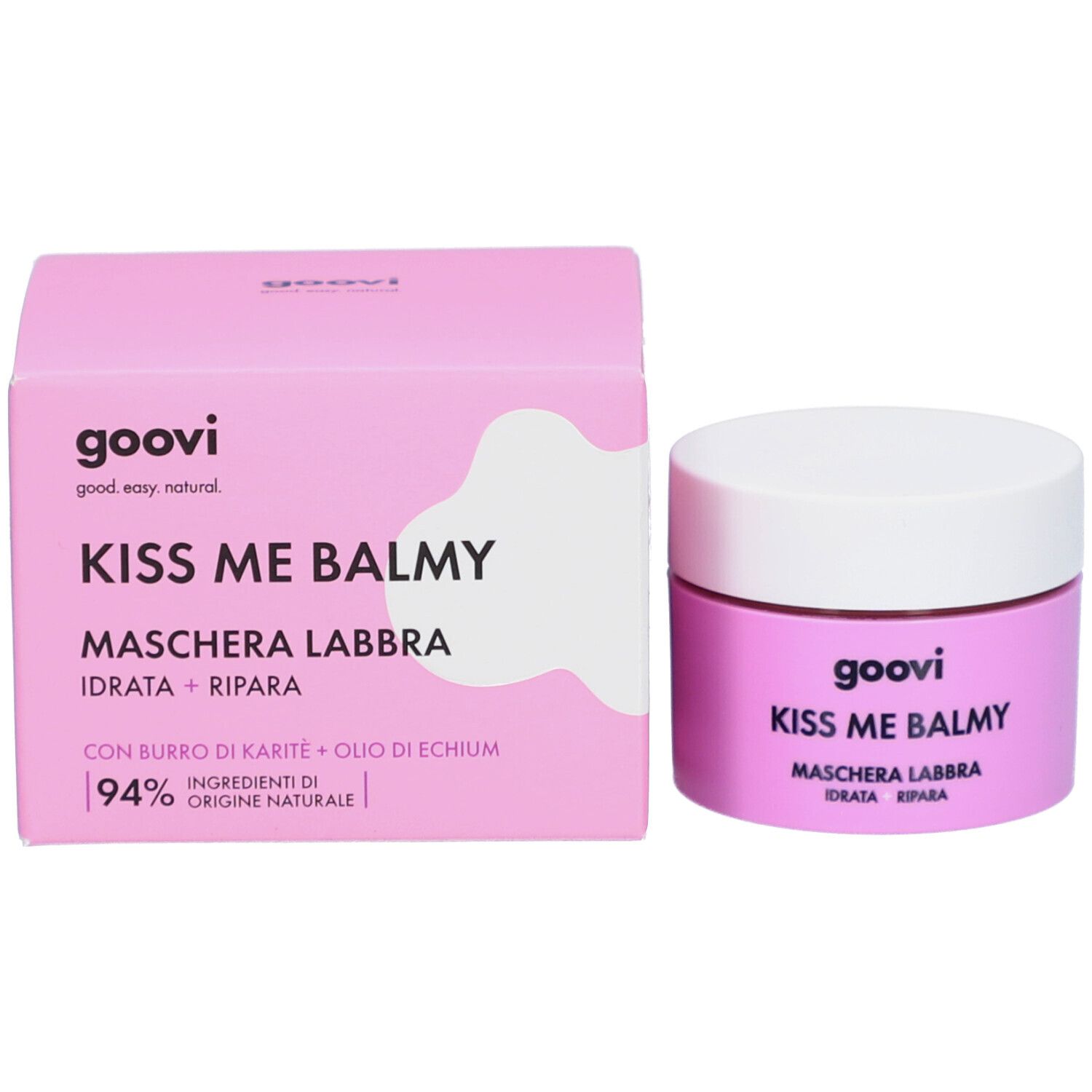 Goovi Kiss Me Balmy Masque hydratant et réparateur pour les lèvres