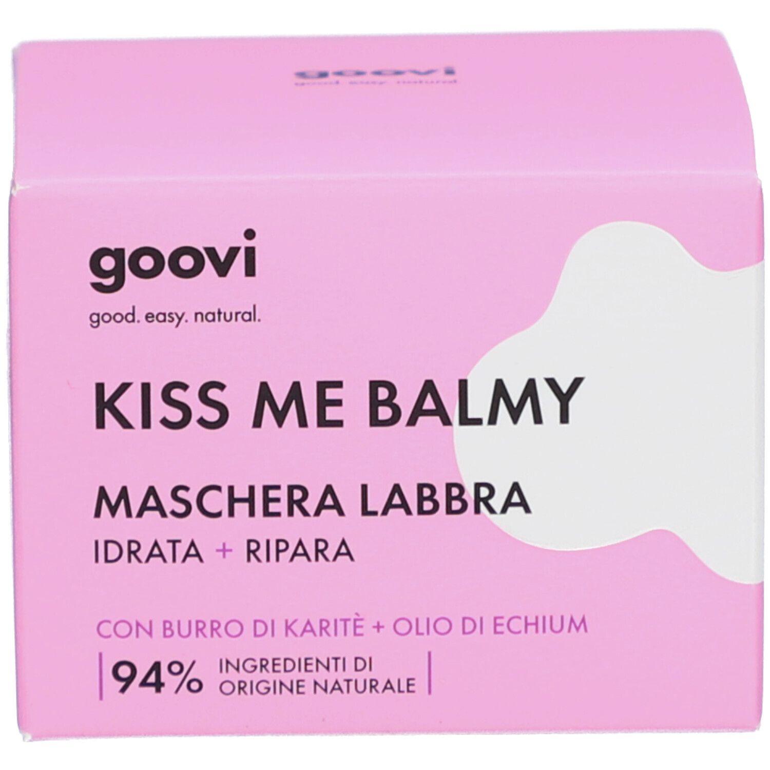 Goovi Kiss Me Balmy Masque hydratant et réparateur pour les lèvres