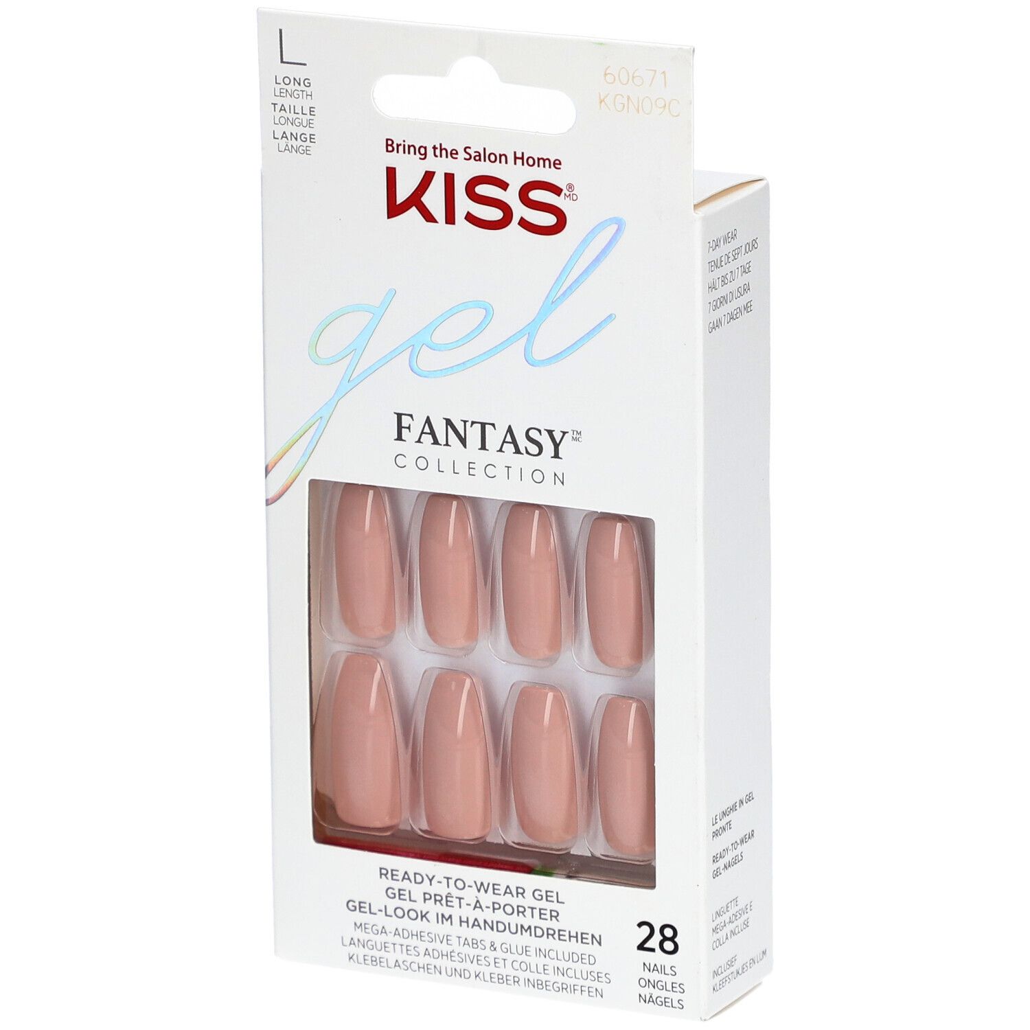 KISS Gel Fantasy Falsche Nägel Gel Prêt-à-porter - Absolutely Fabulous