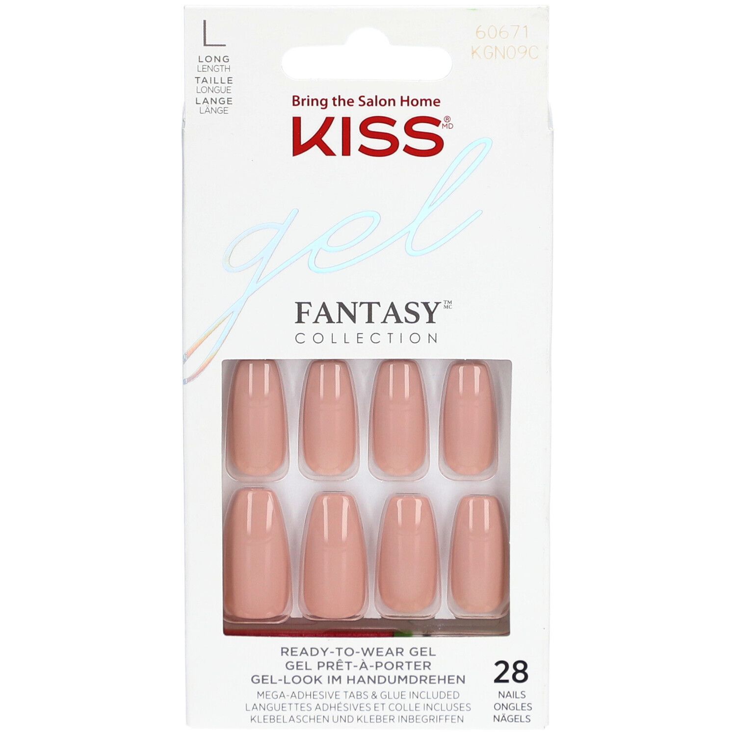 KISS Gel Fantasy Falsche Nägel Gel Prêt-à-porter - Absolutely Fabulous