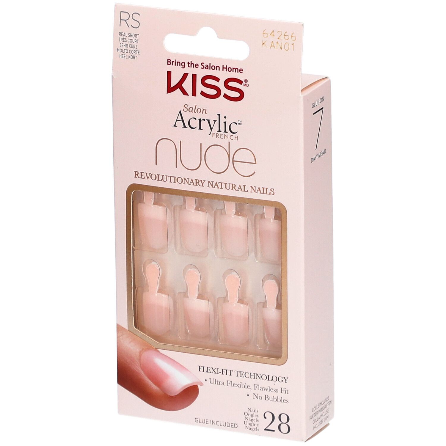 KISS Salon Acrylic Nude Nails Breathtaking (n)