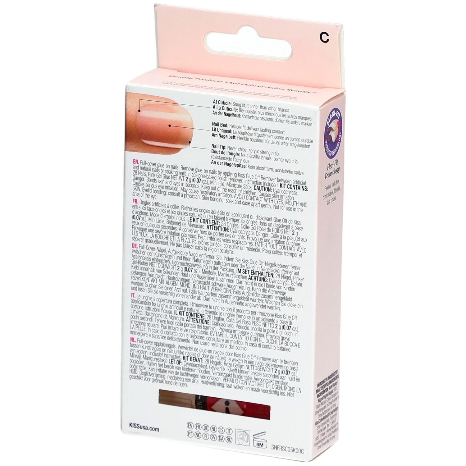 KISS Salon Acrylic Nude Nails Breathtaking (n)