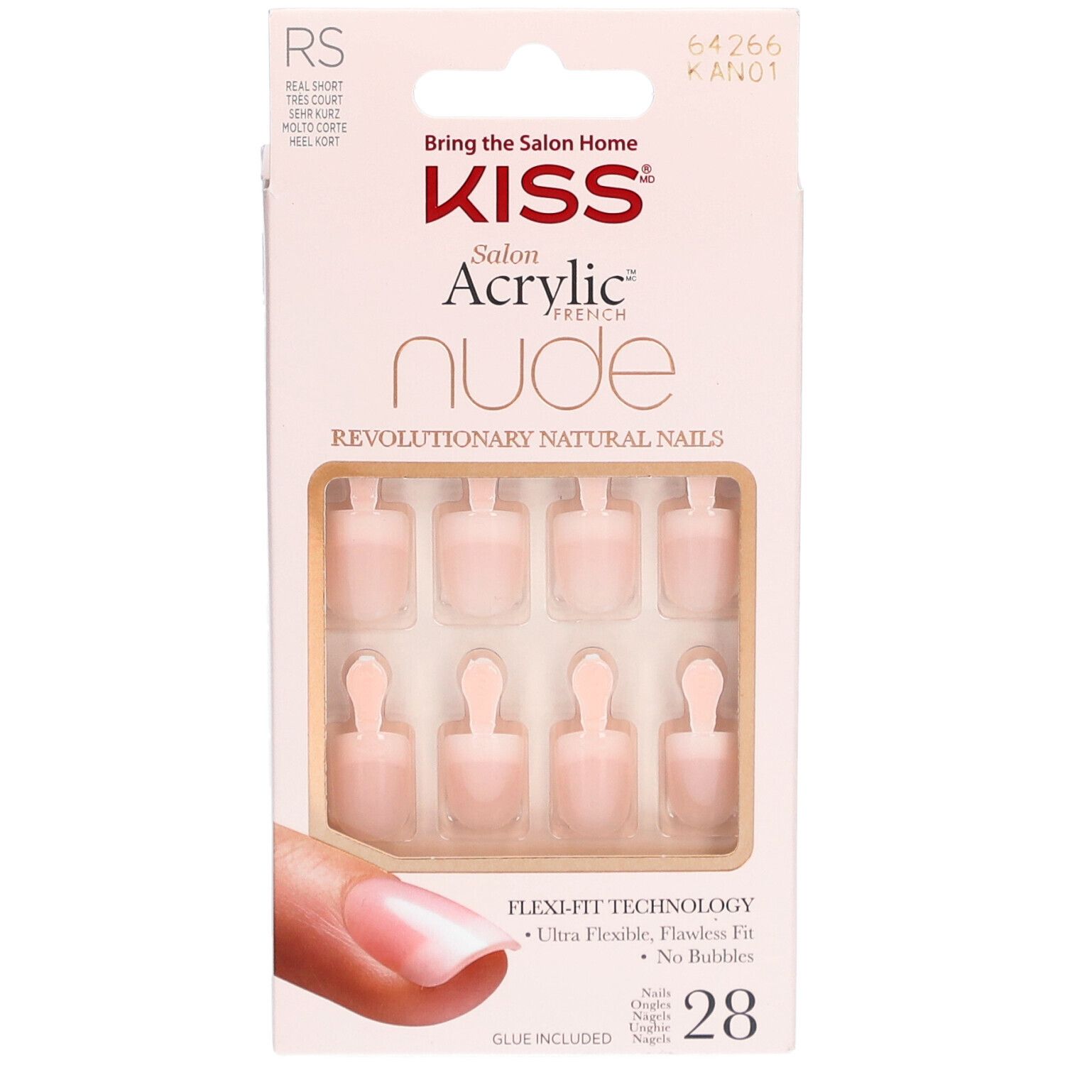 KISS Salon Acrylic Nude Nails Breathtaking (n)