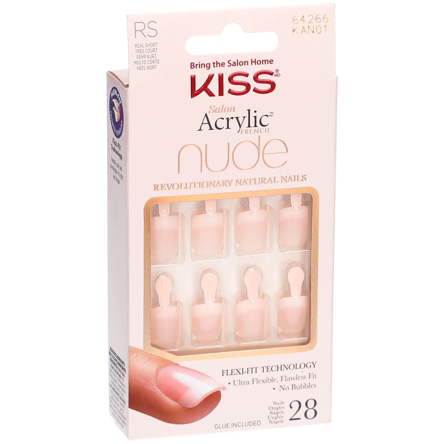 KISS Salon Acrylic Nude Nails Breathtaking (n)