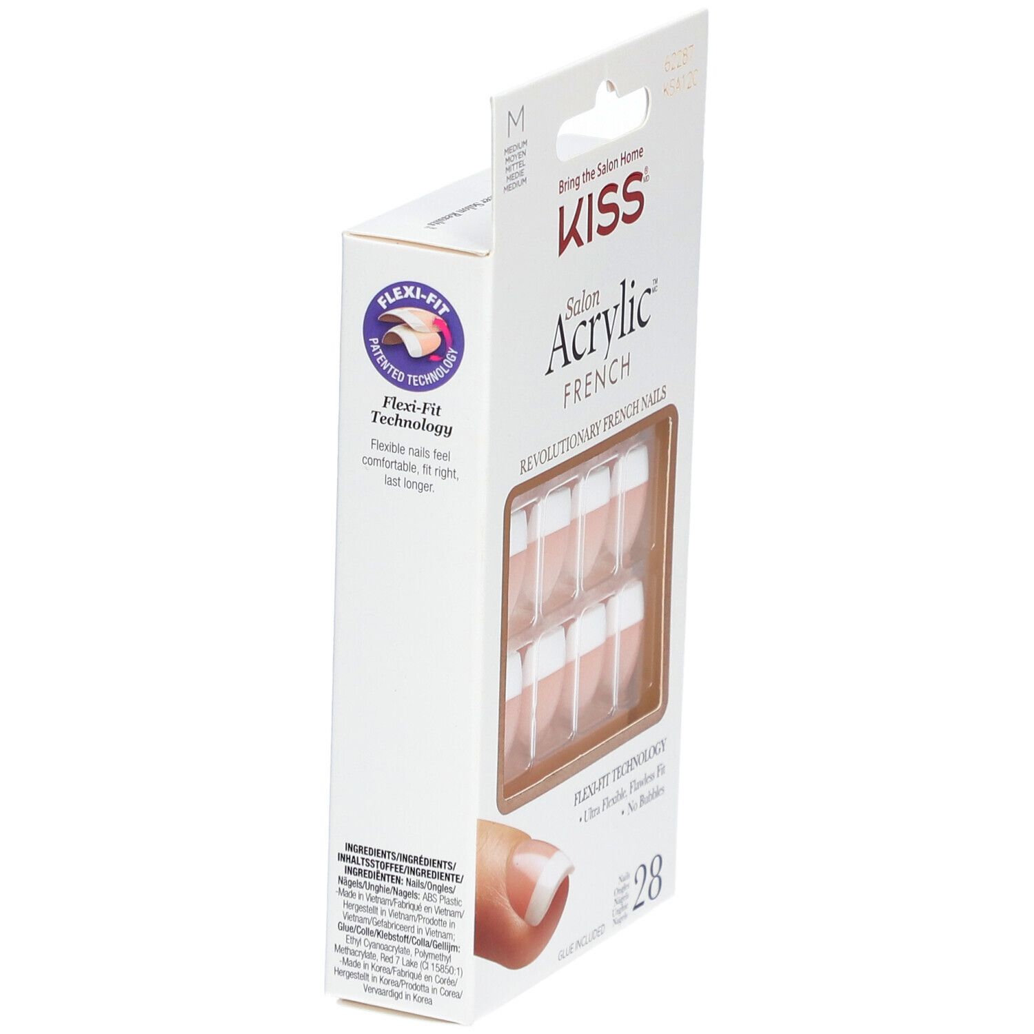 KISS Salon Acrylic French Nails Rumour Mill