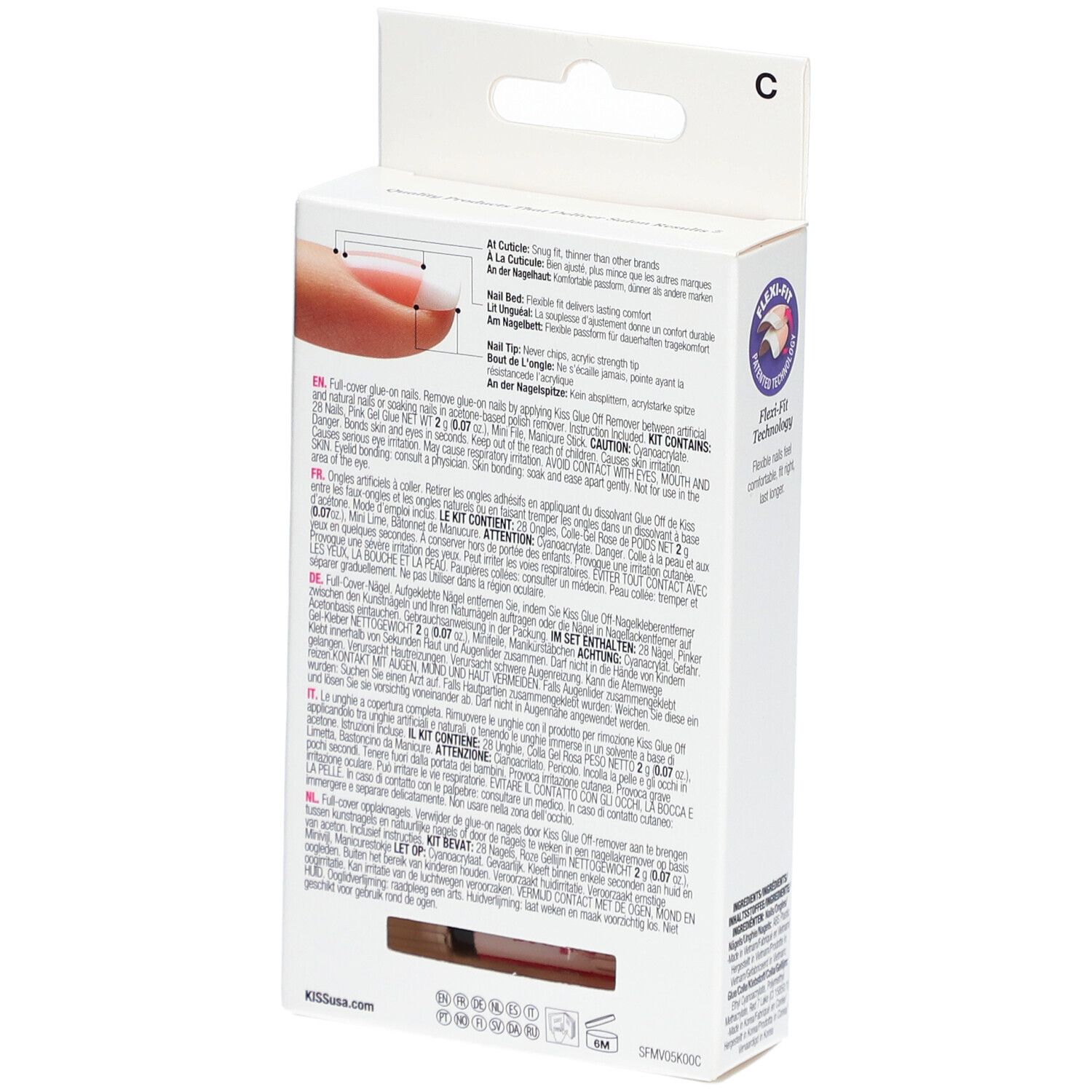KISS Salon Acrylic French Nails Rumour Mill