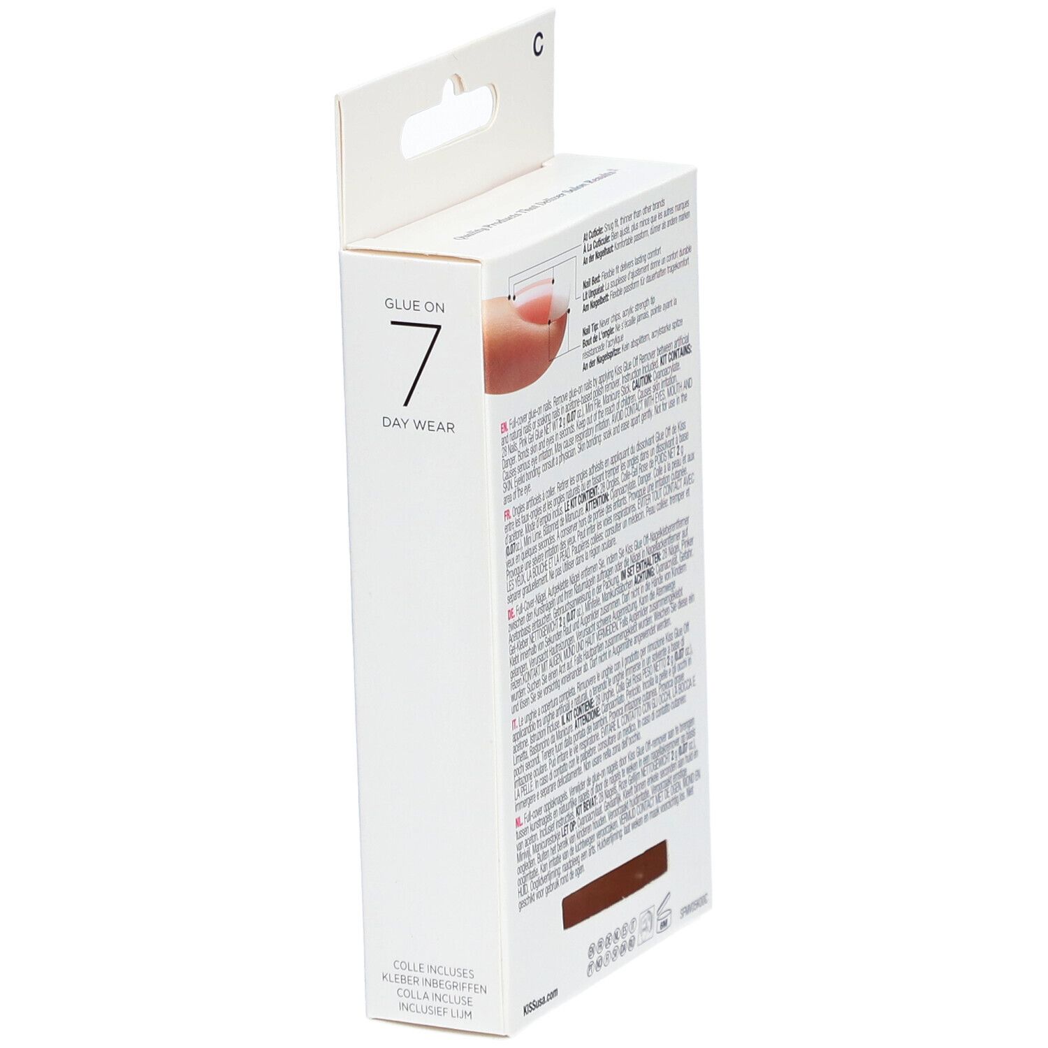 KISS Salon Acrylic French Nails Rumour Mill