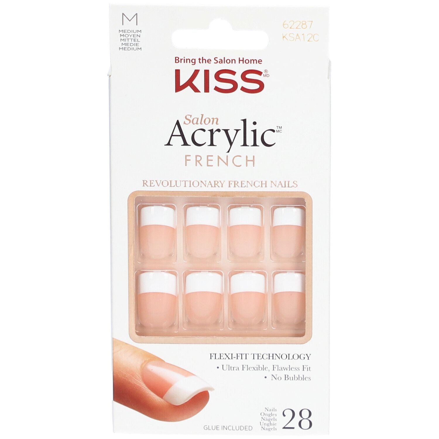 KISS Salon Acrylic French Nails Rumour Mill