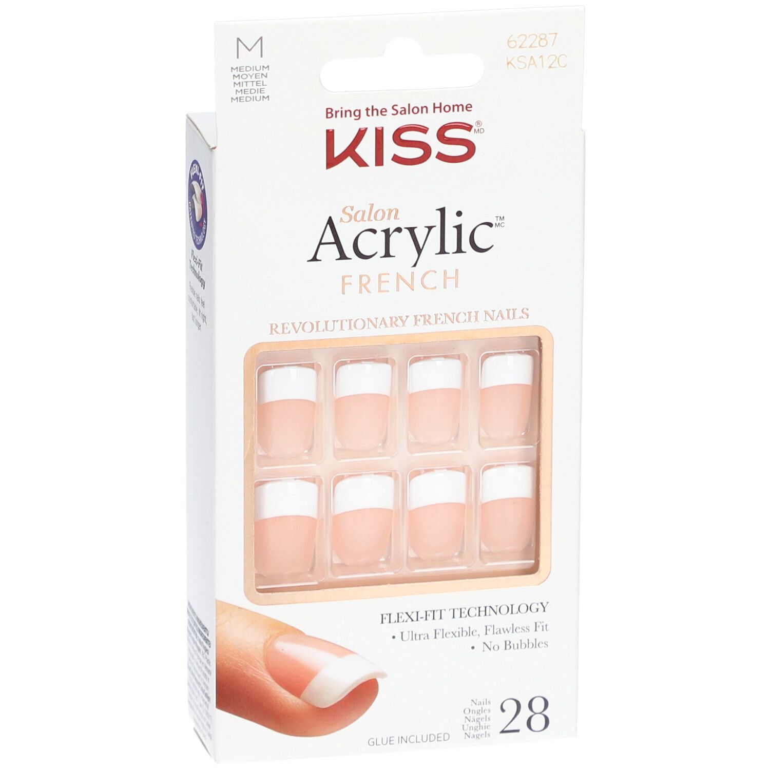 KISS Salon Acrylic French Nails Rumour Mill