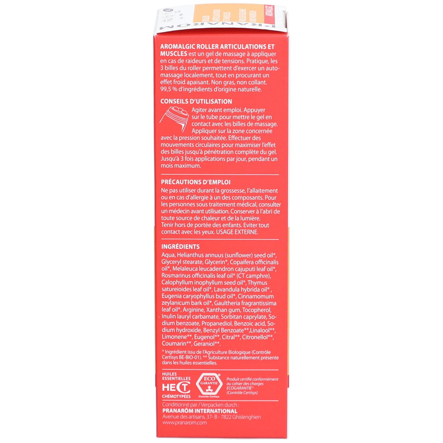 PRANAROM Roller Articulations et muscles - Bio