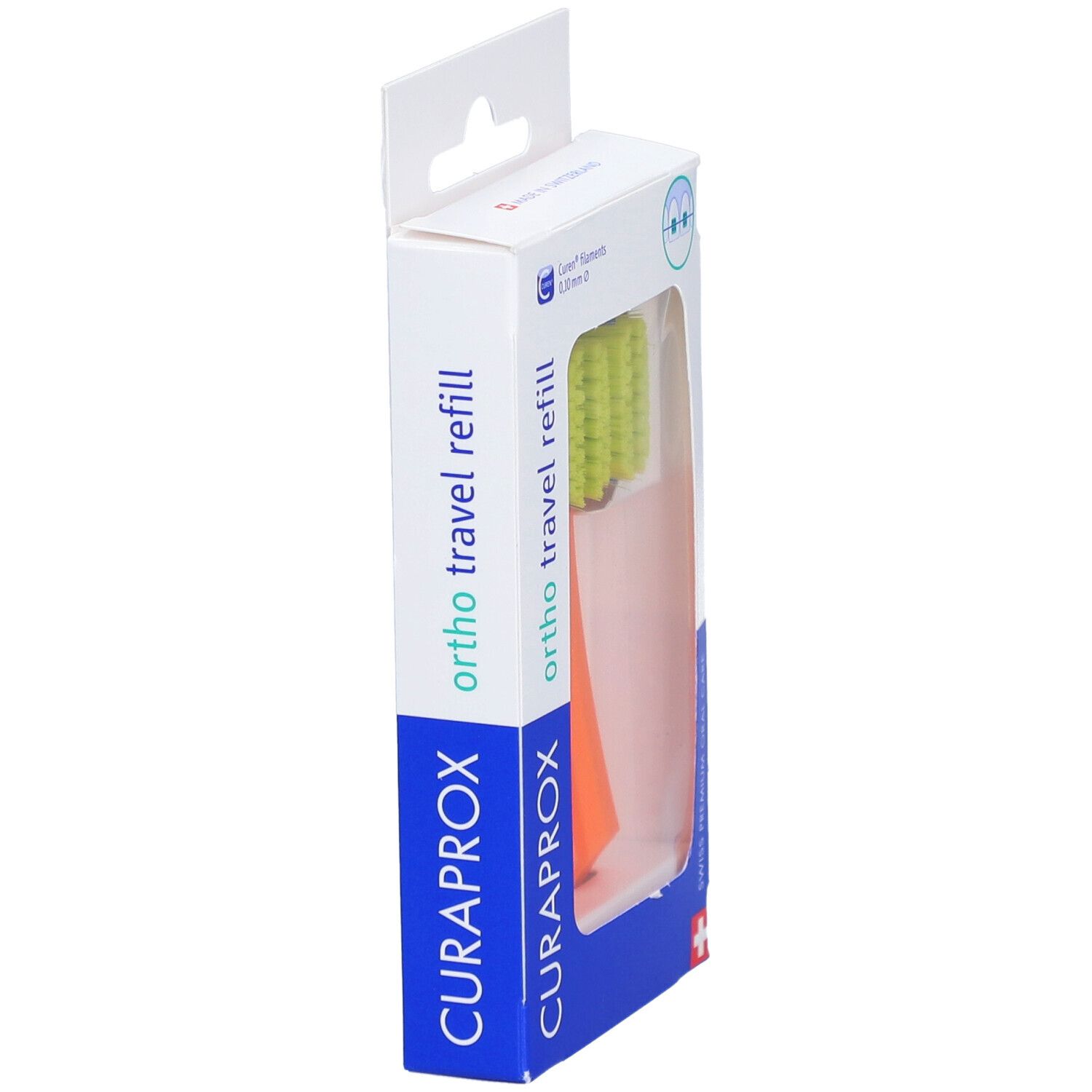 CURAPROX CS 5460 Travel Set Ortho refill orange