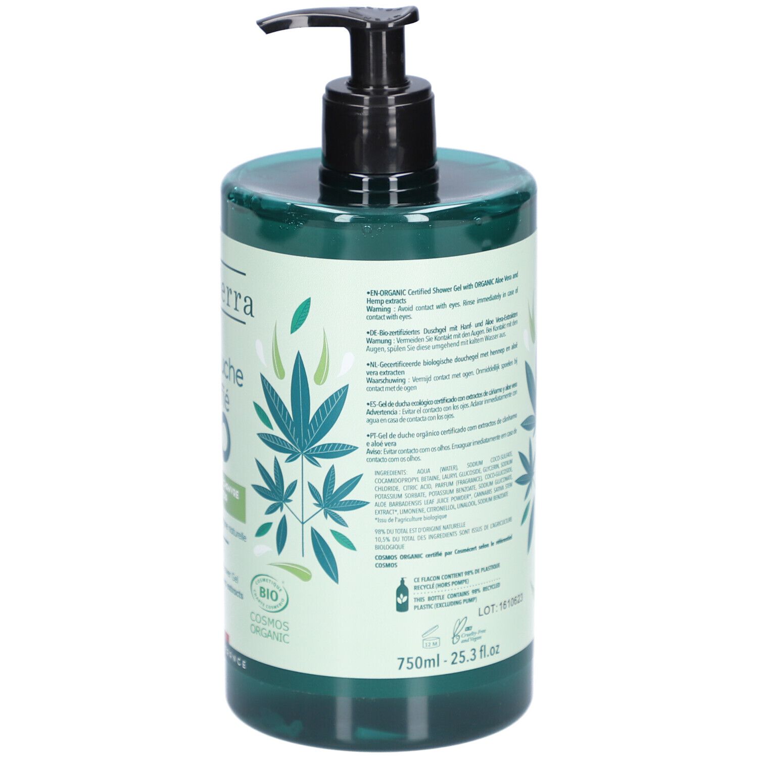 BeauTerra Gel Douche Surgras Bio