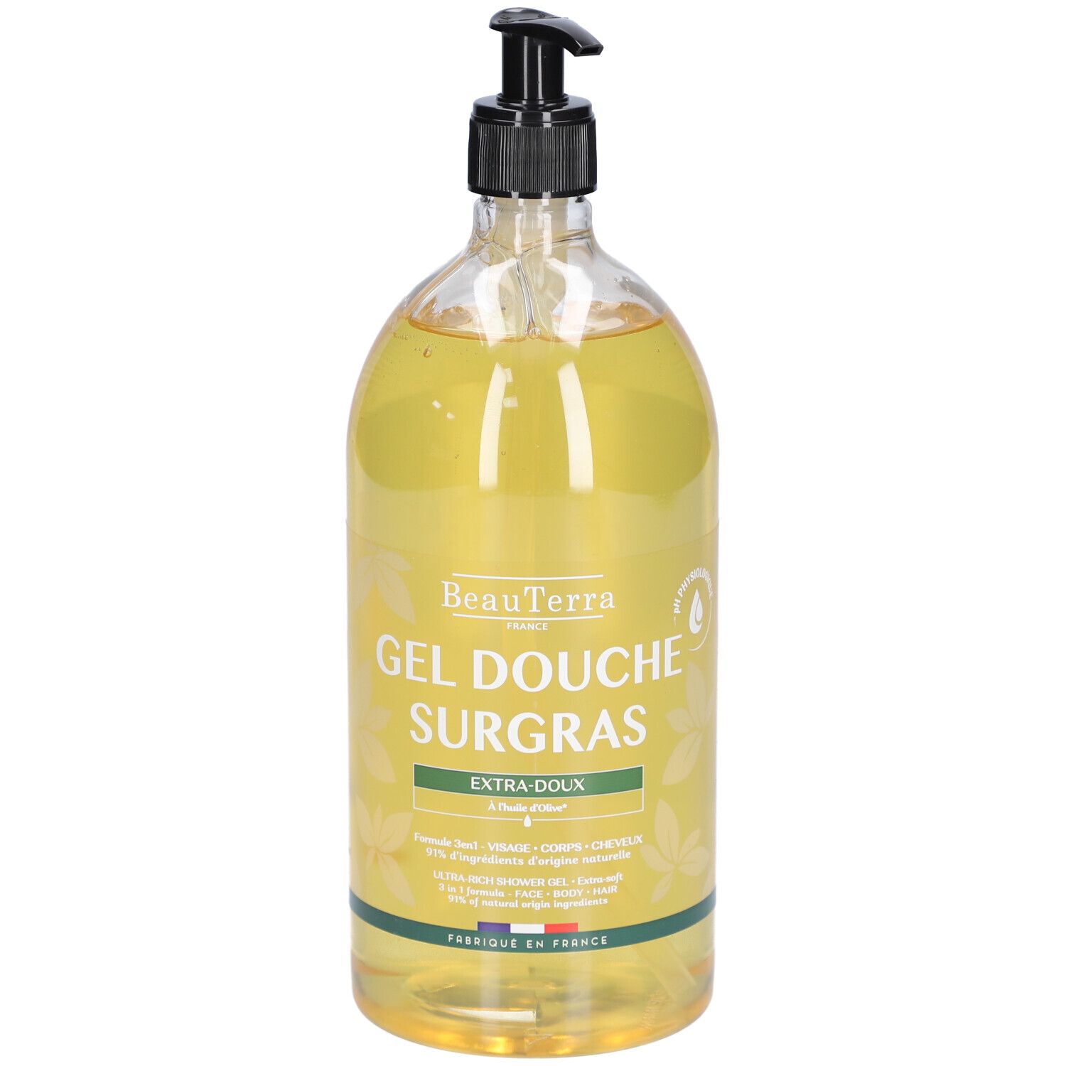 BeauTerra Duschgel Surgras - Hypoallergen 1L