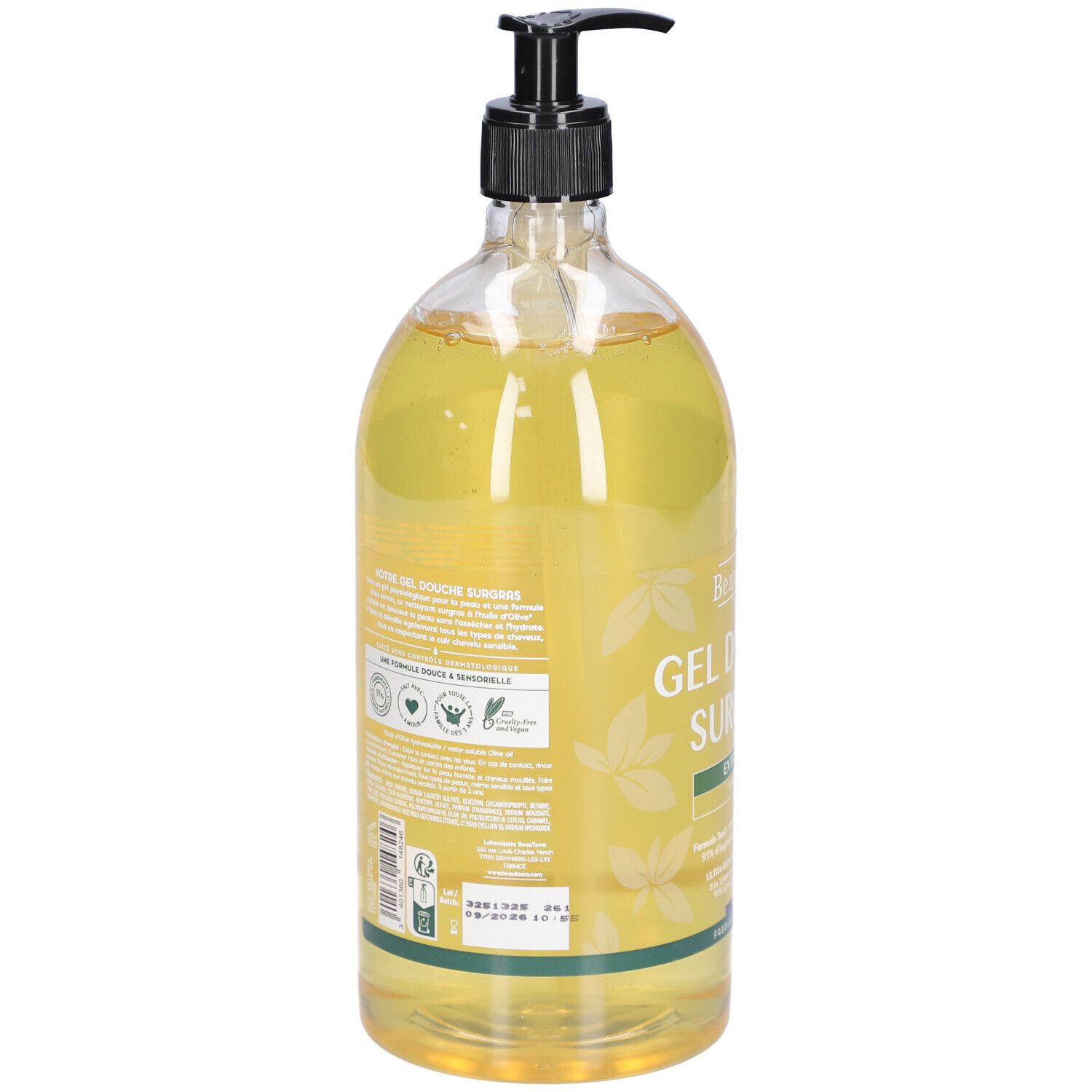 BeauTerra Duschgel Surgras - Hypoallergen 1L