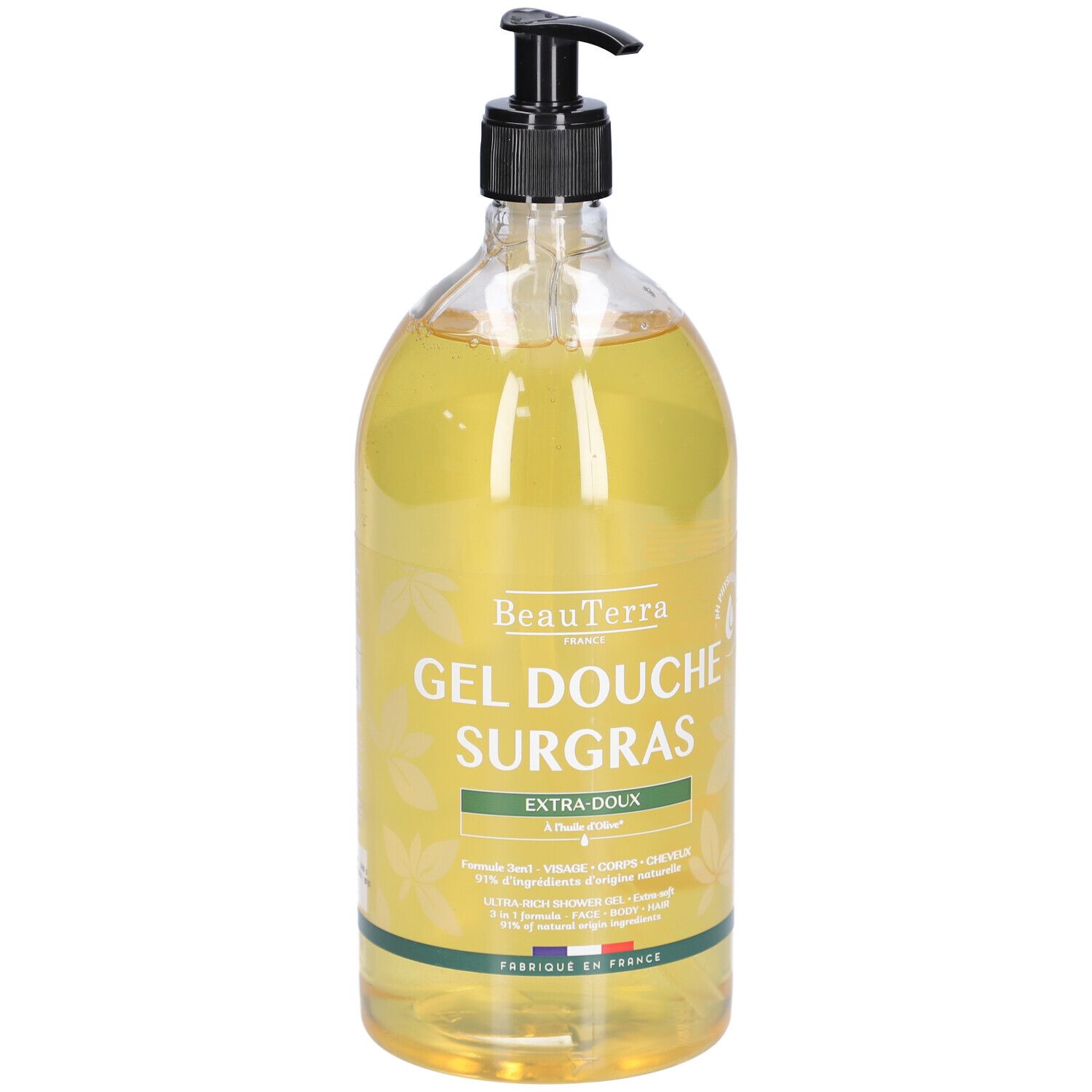 BeauTerra Duschgel Surgras - Hypoallergen 1L