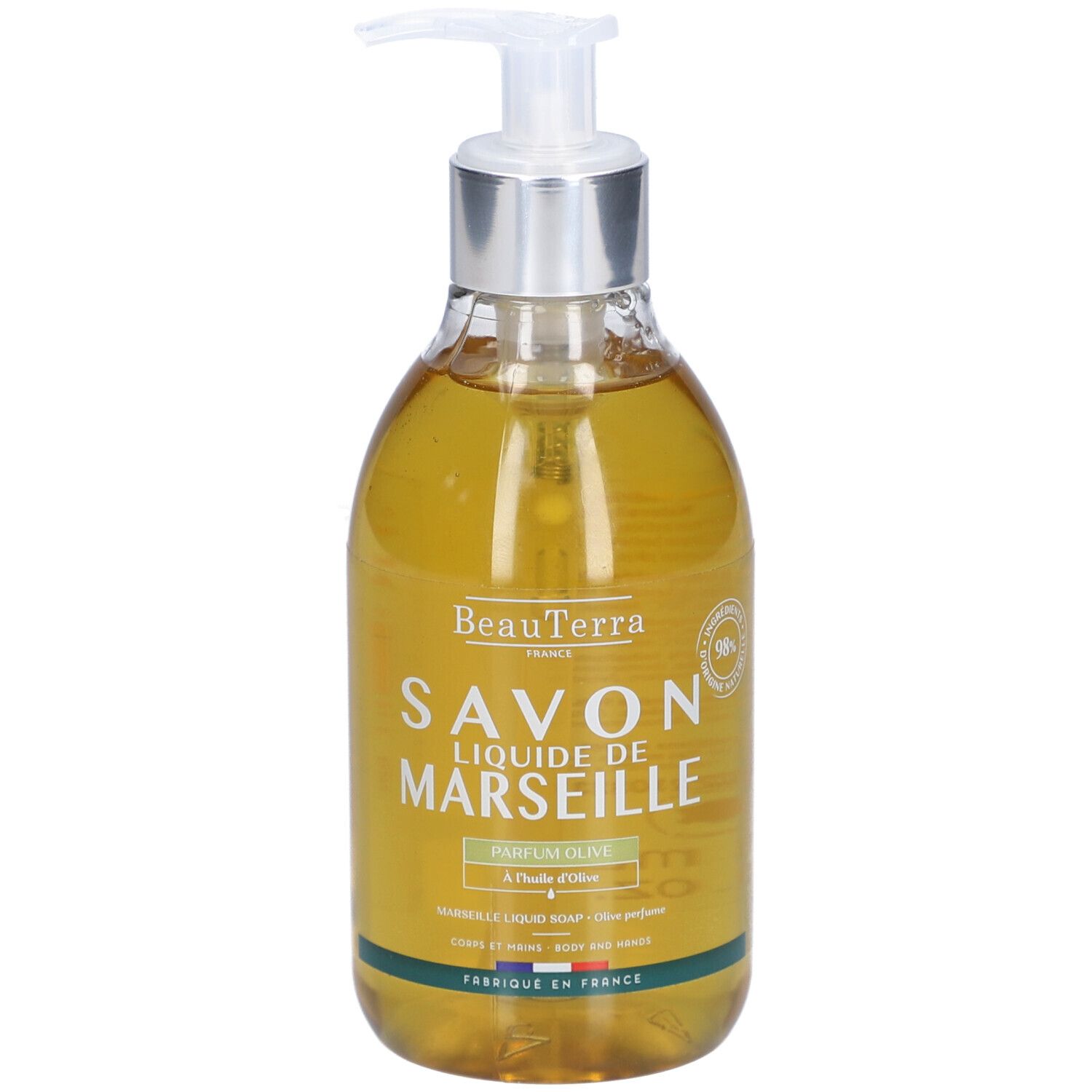 BeauTerra Flüssigseife aus Marseille - Olive