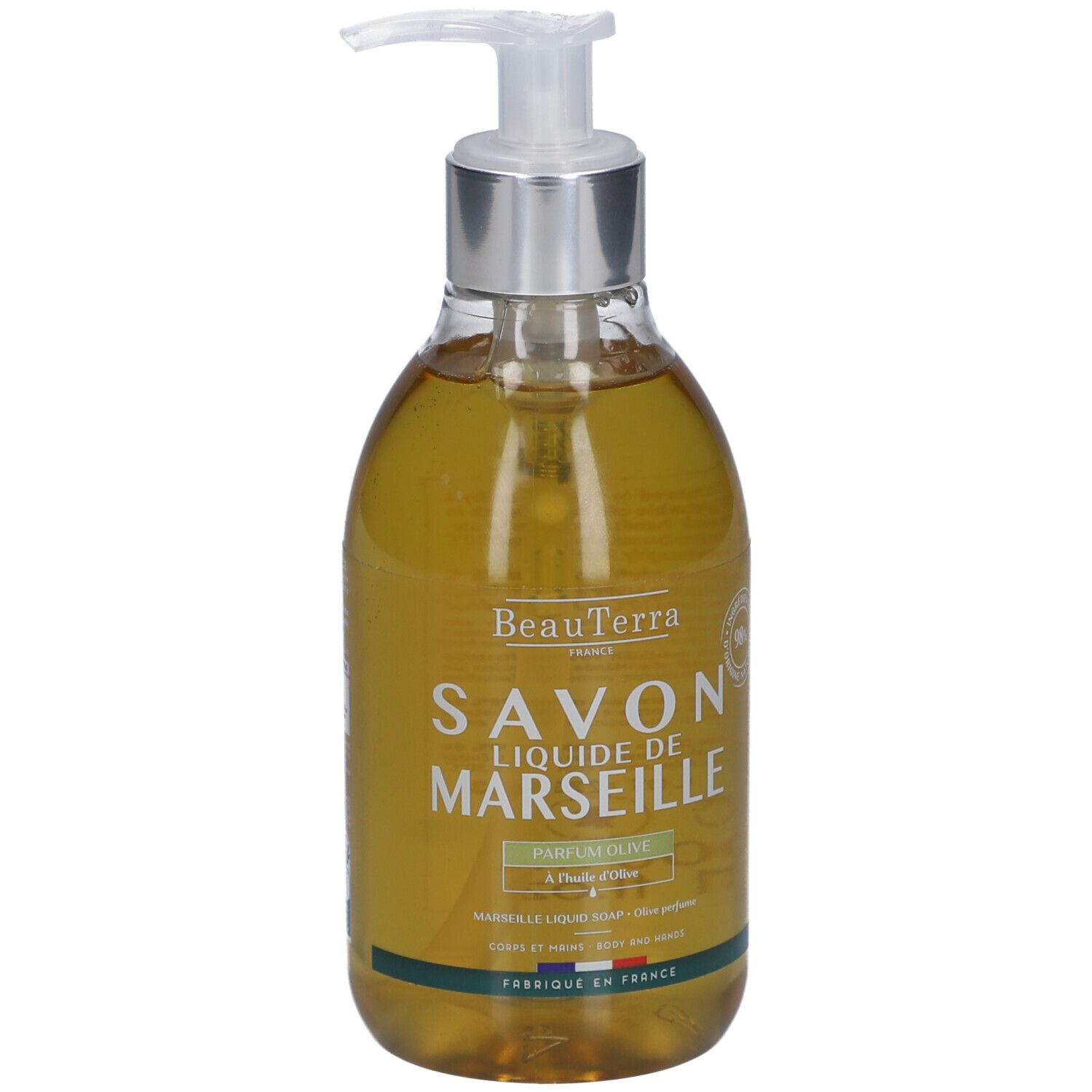 BeauTerra Flüssigseife aus Marseille - Olive