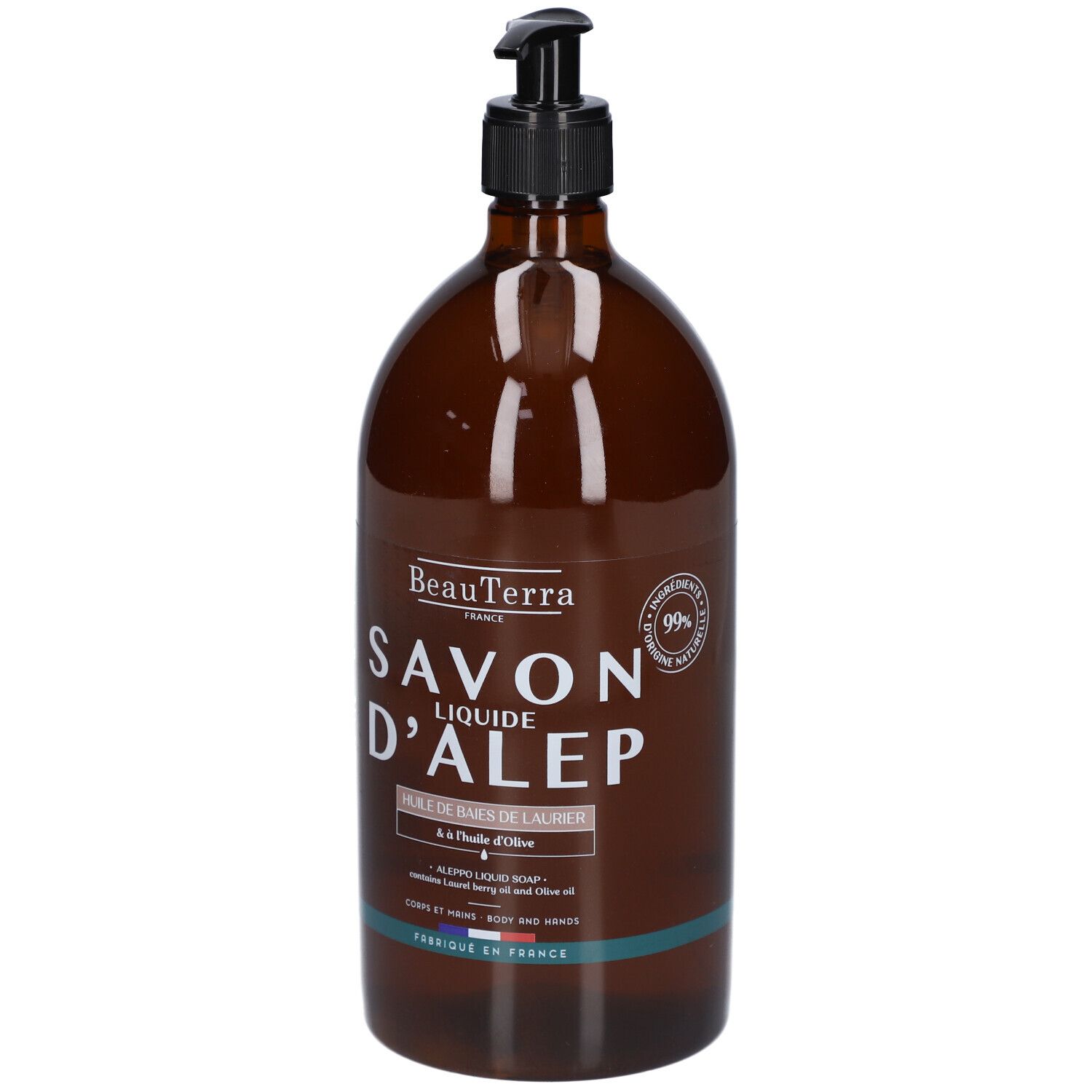 BeauTerra Savon Liquide de Marseille - Alep 1L