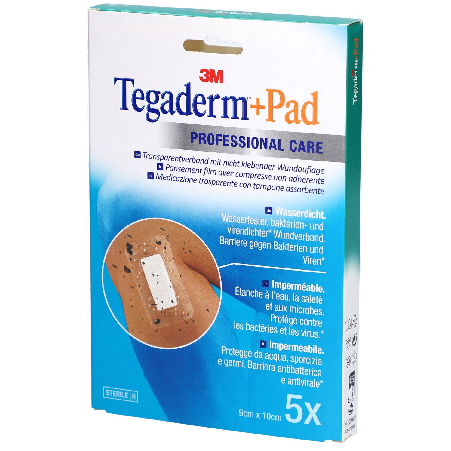 3M Tegaderm™ + Pad Folienverband mit nicht haftender Kompresse 9 x 10 cm