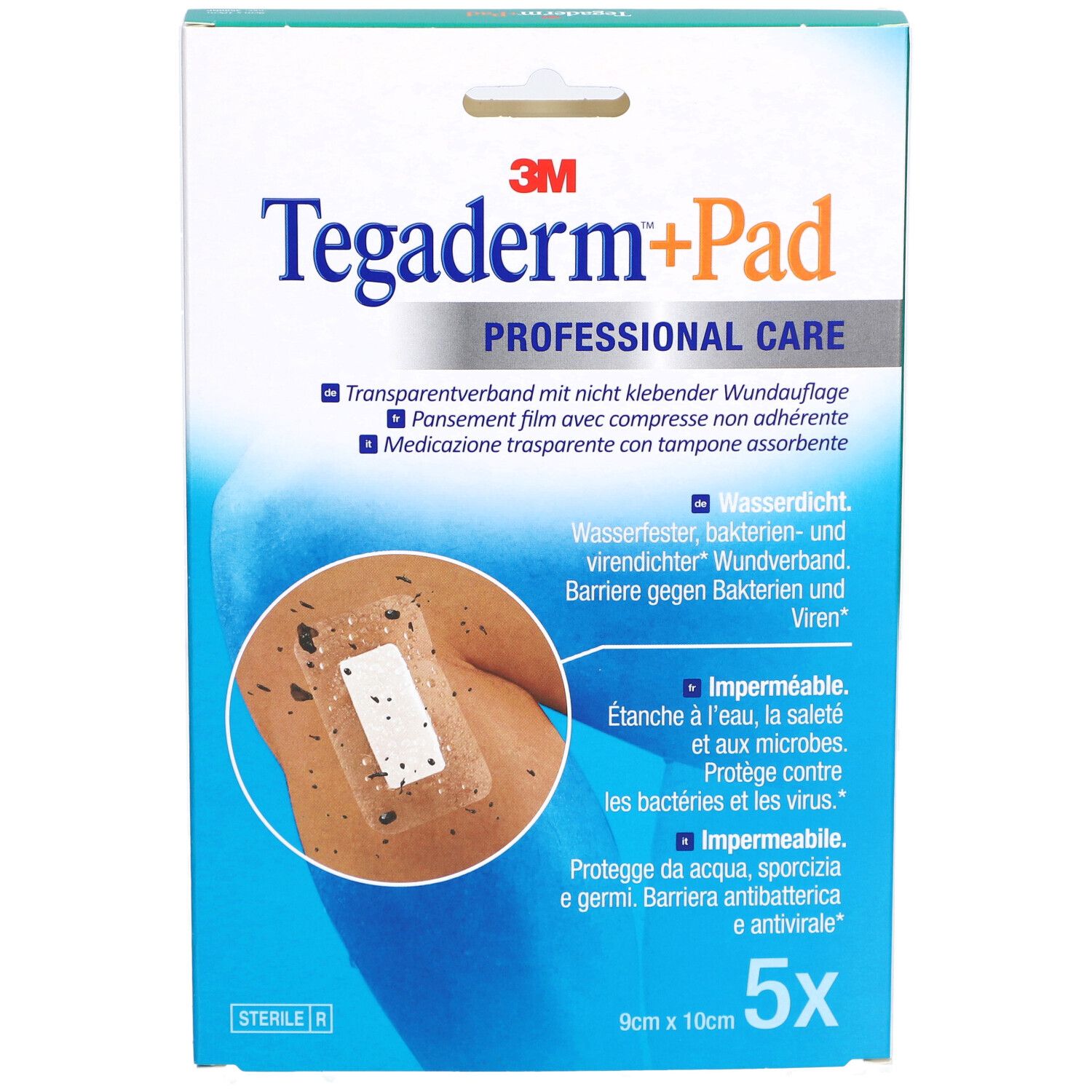 3M Tegaderm™ + Pad Folienverband mit nicht haftender Kompresse 9 x 10 cm