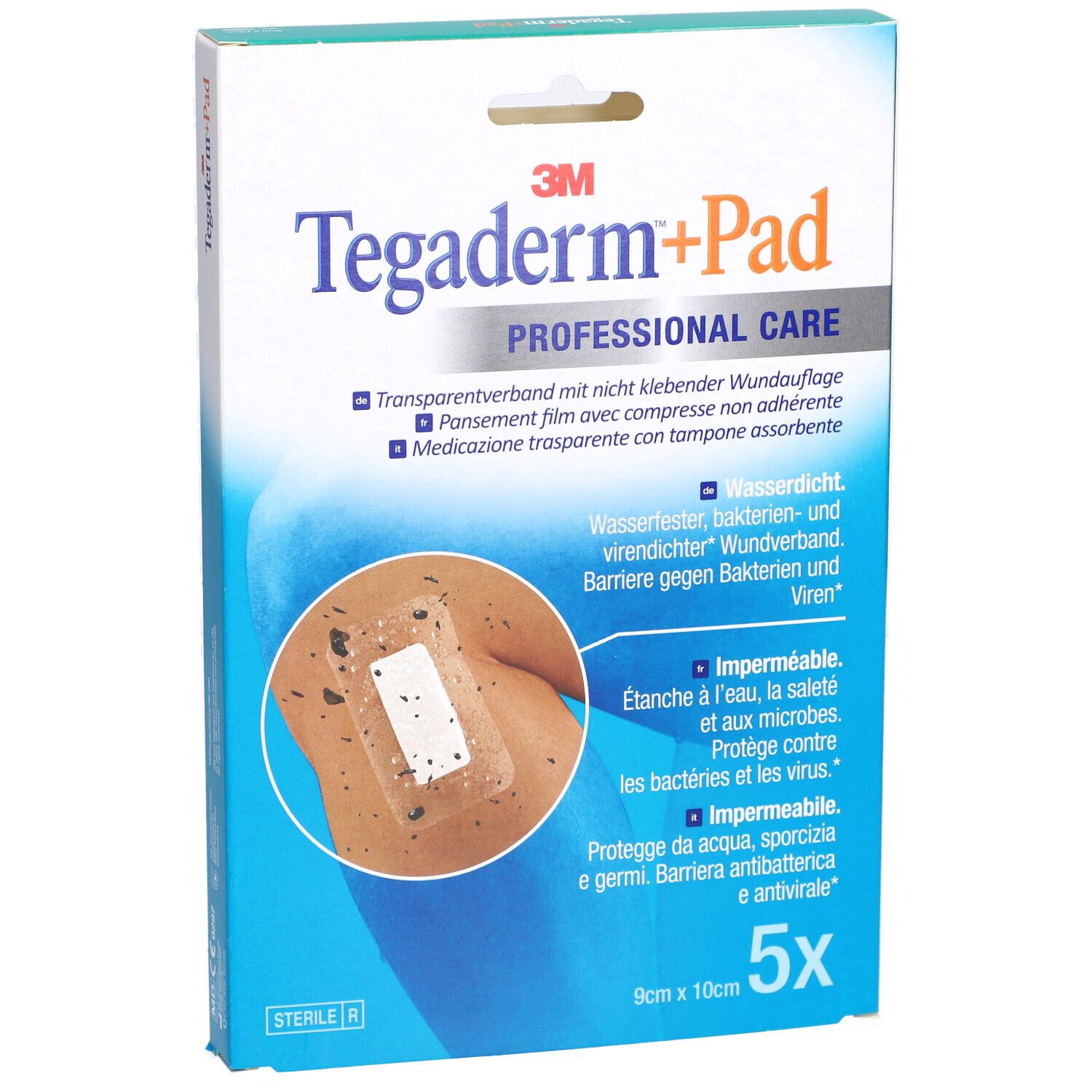 3M Tegaderm™ + Pad Folienverband mit nicht haftender Kompresse 9 x 10 cm