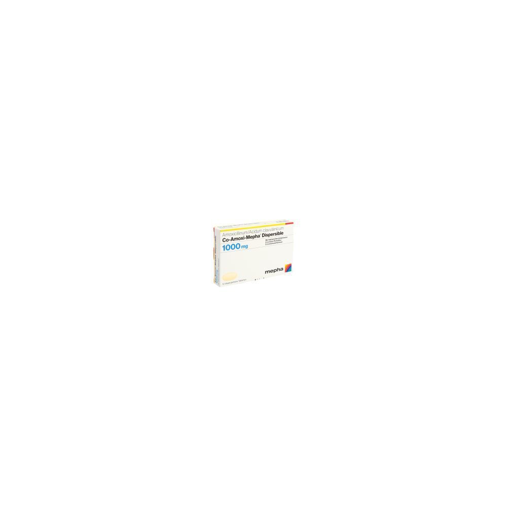 CO-AMOXI Mepha Disp Tabl 1000 mg 12 Stk