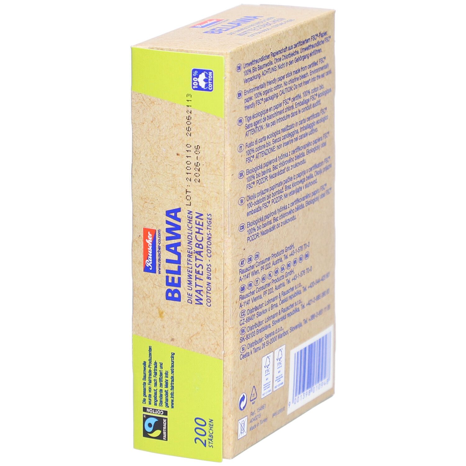 BELLAWA Cotons-Tiges Fairer Handel