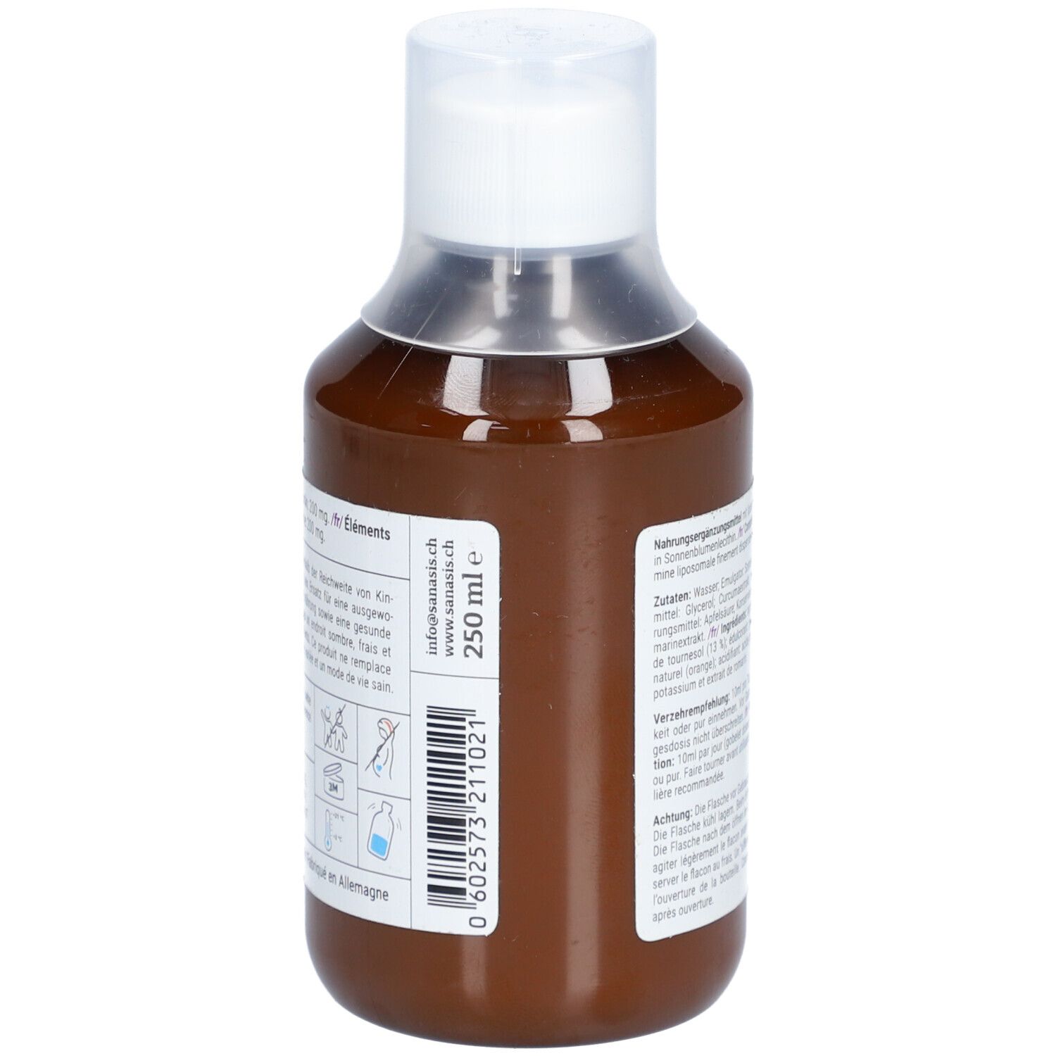 SANASIS Curcumin liposomal Fl 250 ml