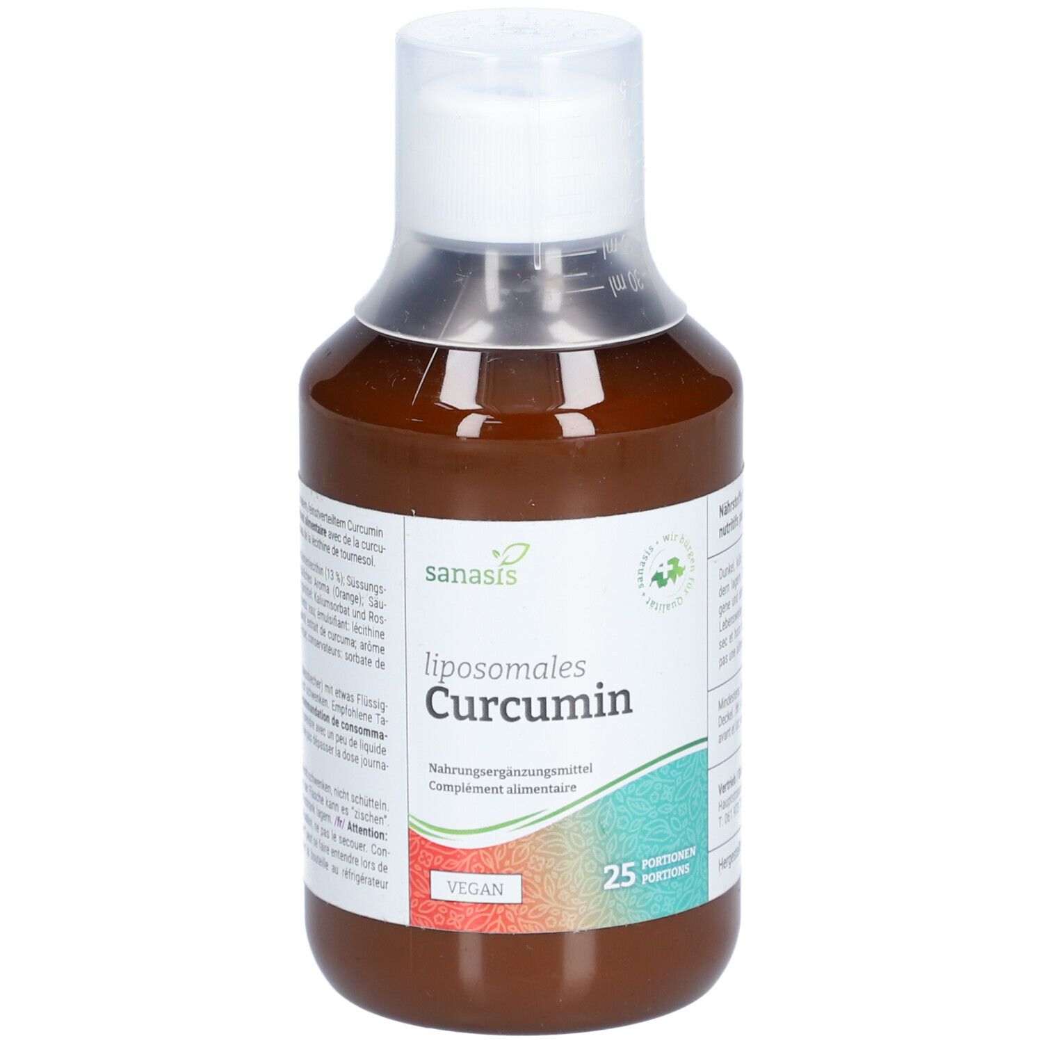 SANASIS Curcumin liposomal Fl 250 ml