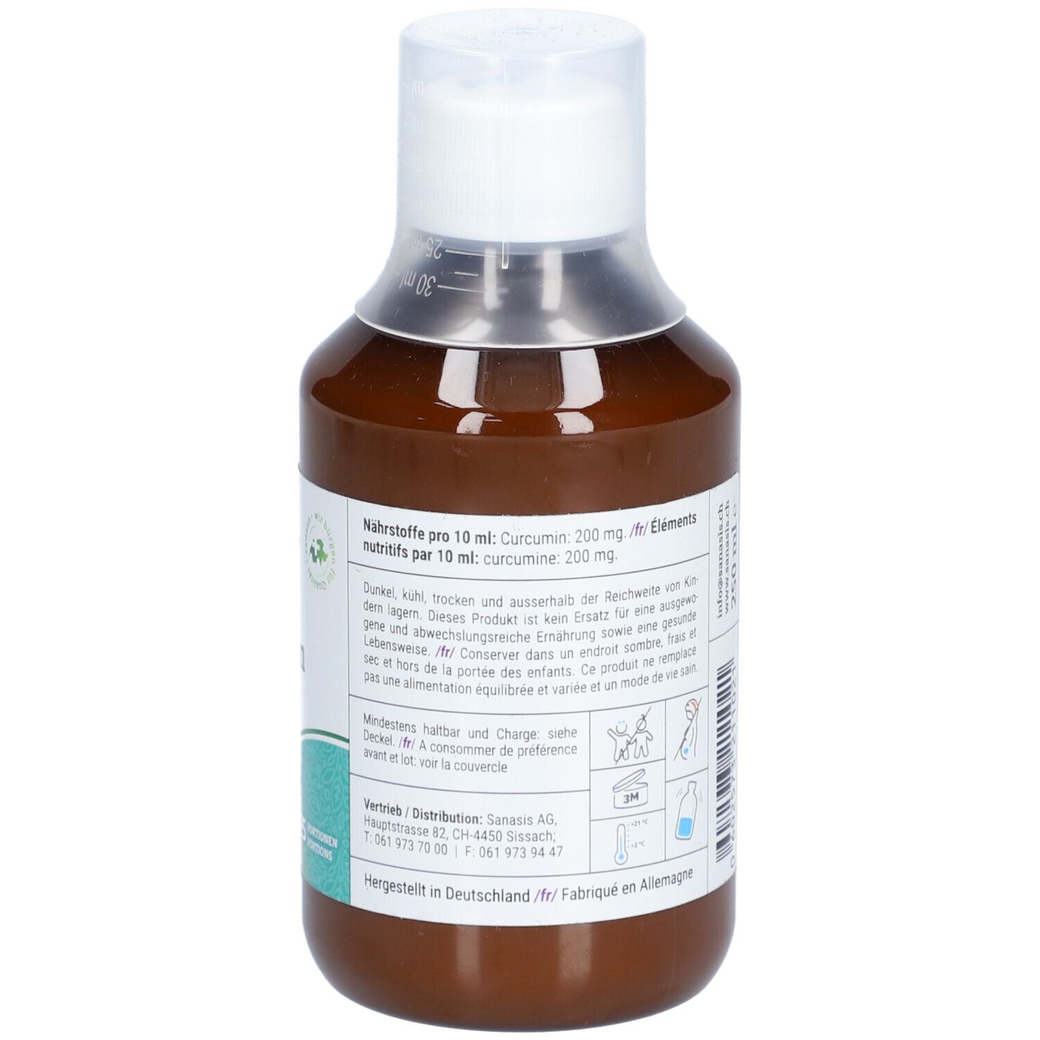 SANASIS Curcumin liposomal Fl 250 ml