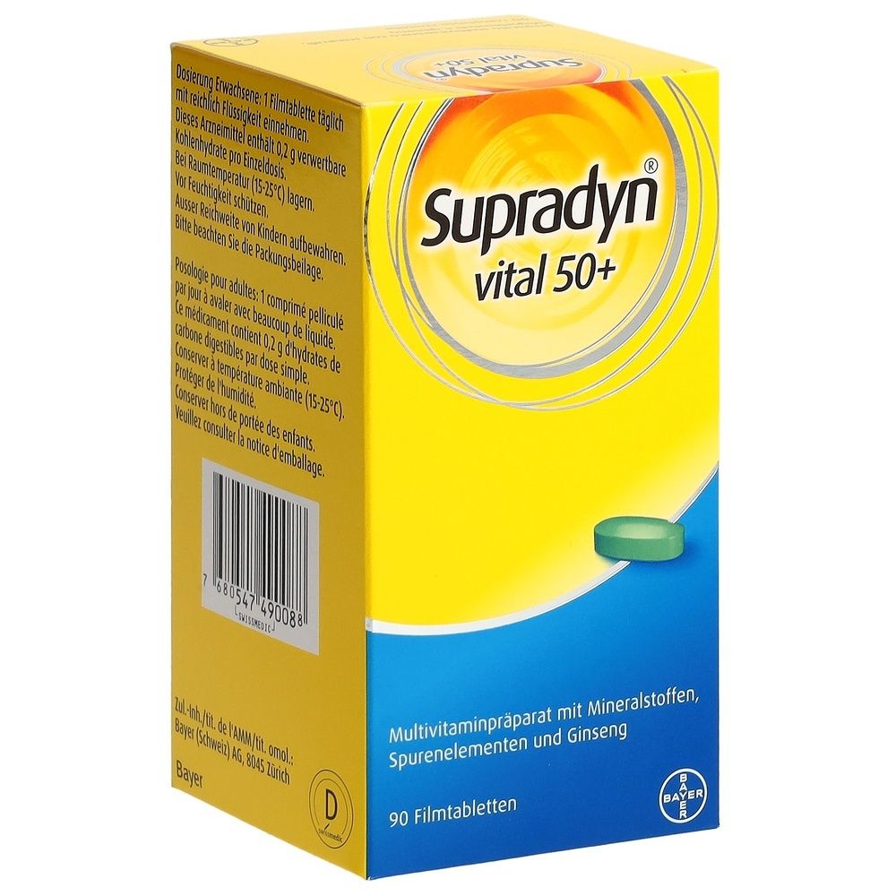 SUPRADYN Vital 50+ Filmtabl (neu) Ds 90 Stk