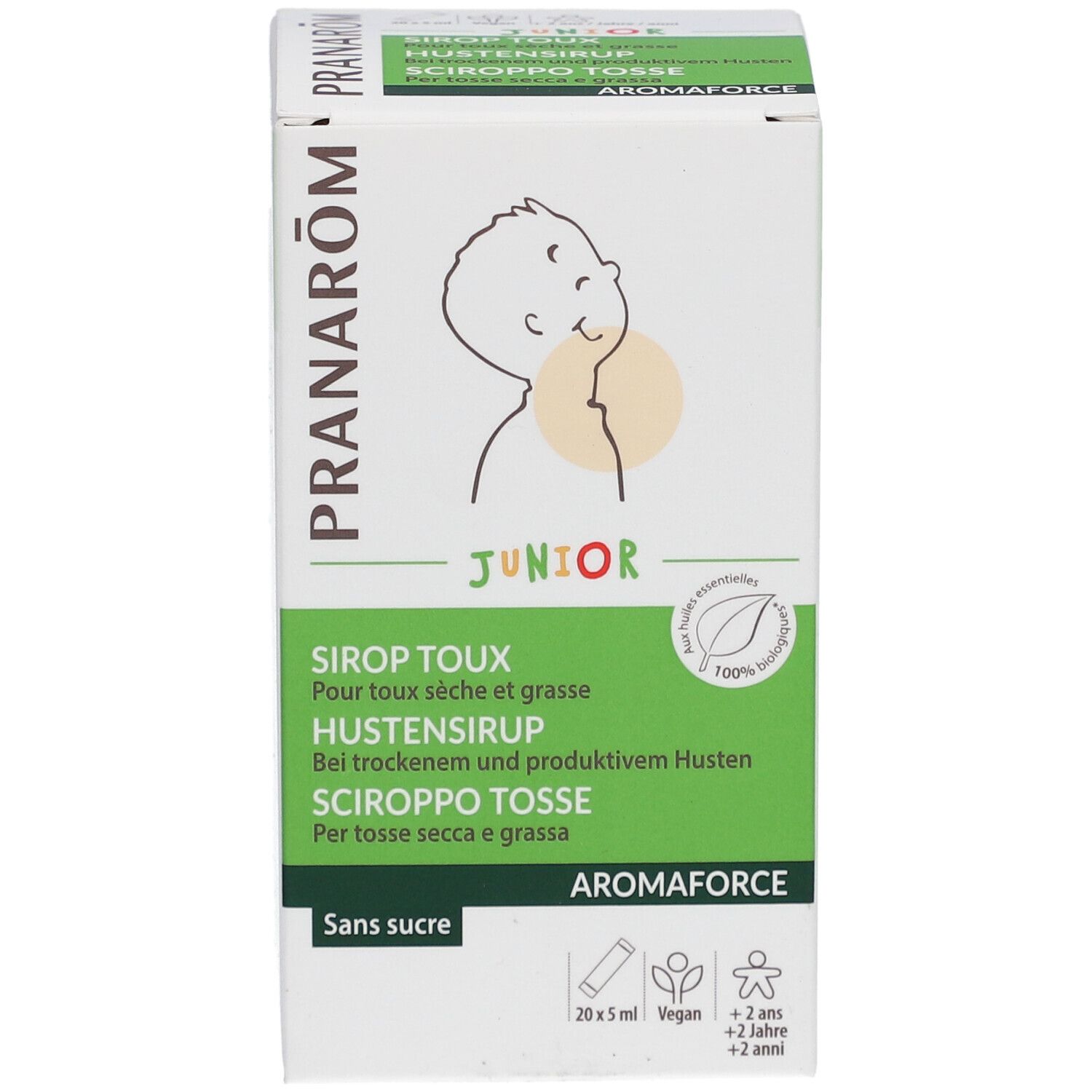 Pranarom Aromaforce Junior Hustensirup für Kinder